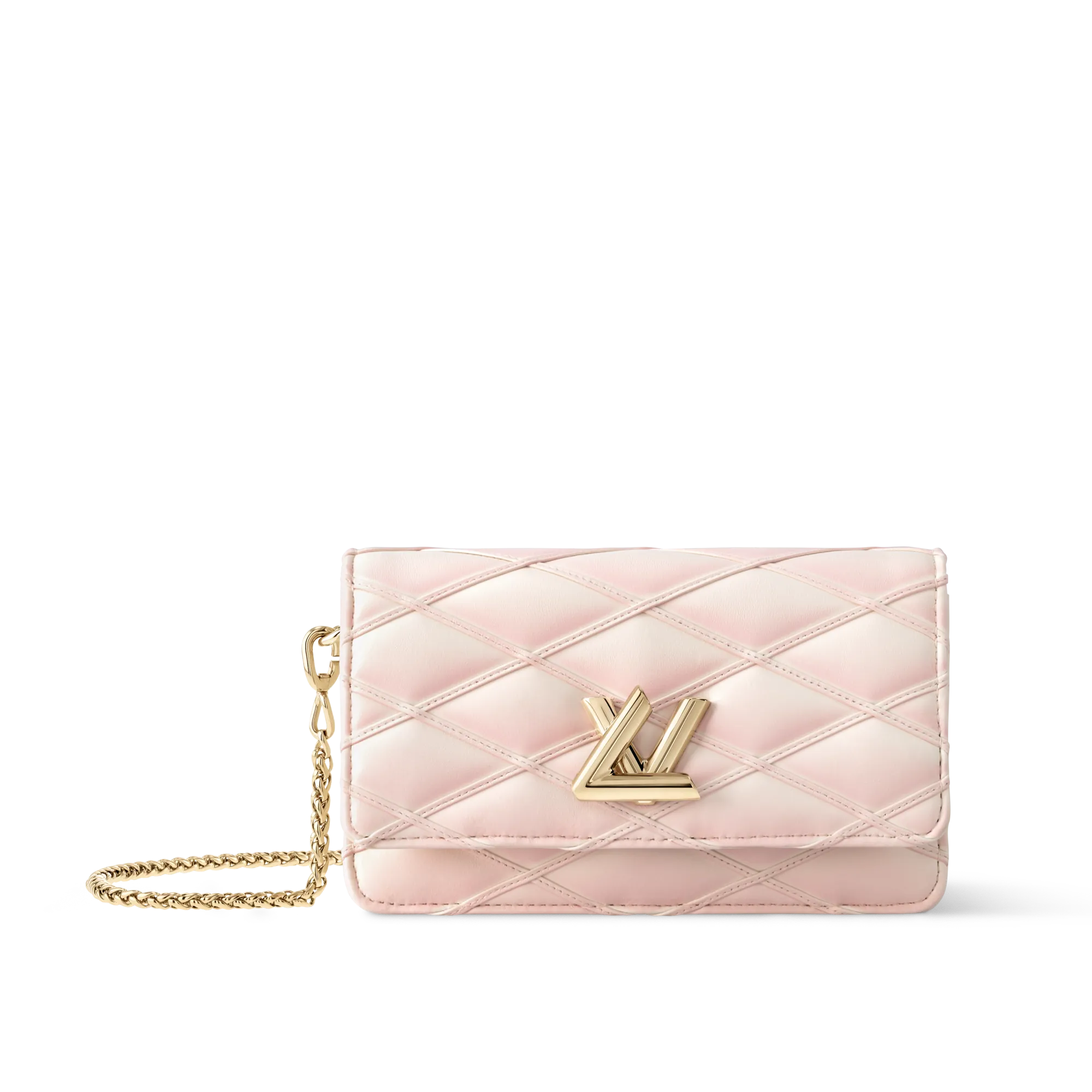 Louis Vuitton Wallet On Chain GO - 14 LAMB - Bags and Wallets - Women's Small Leather Goods M25930 Magnolia