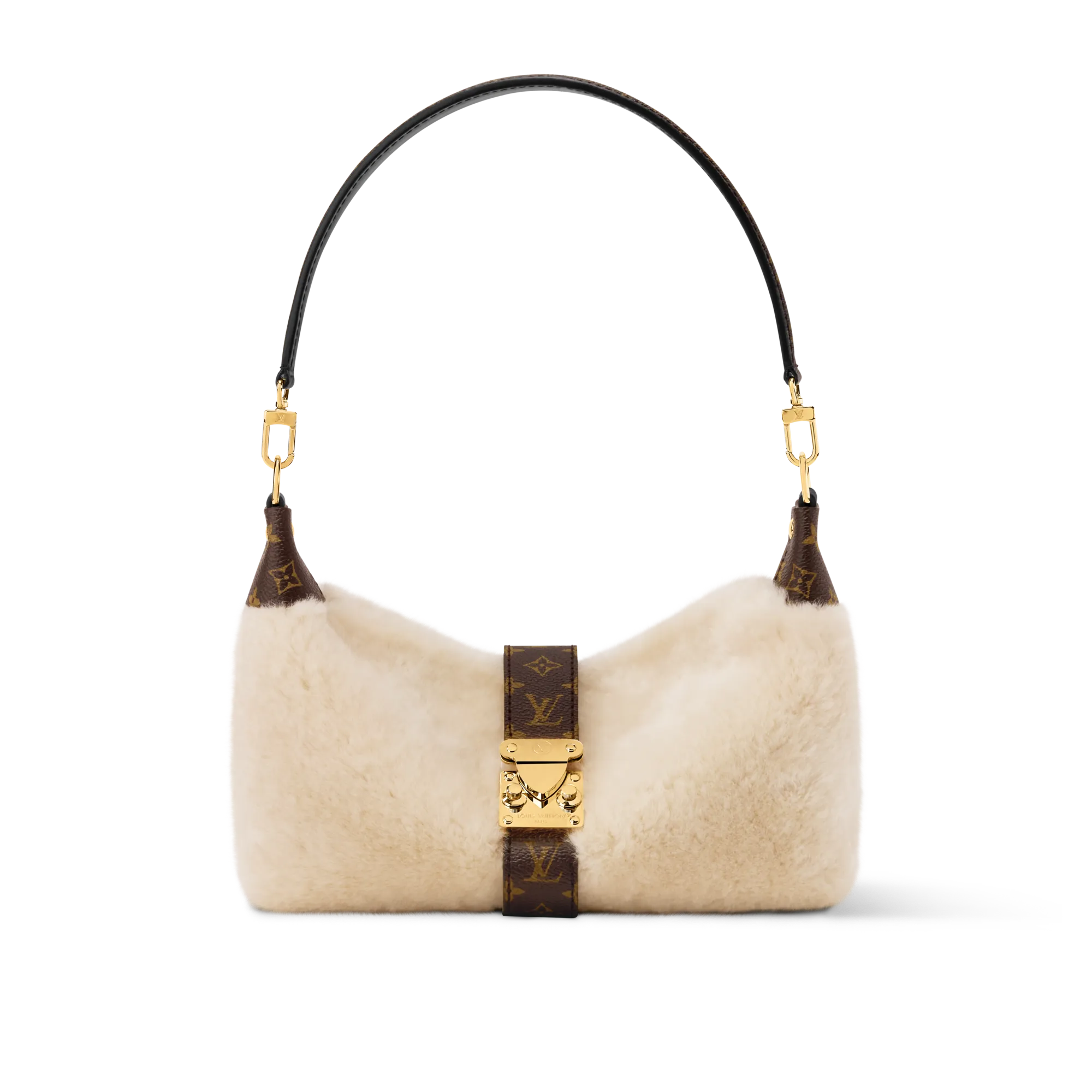 Louis Vuitton Pochette Mia Shearling - Bags and Wallets - Women's Small Leather Goods M26245 White
