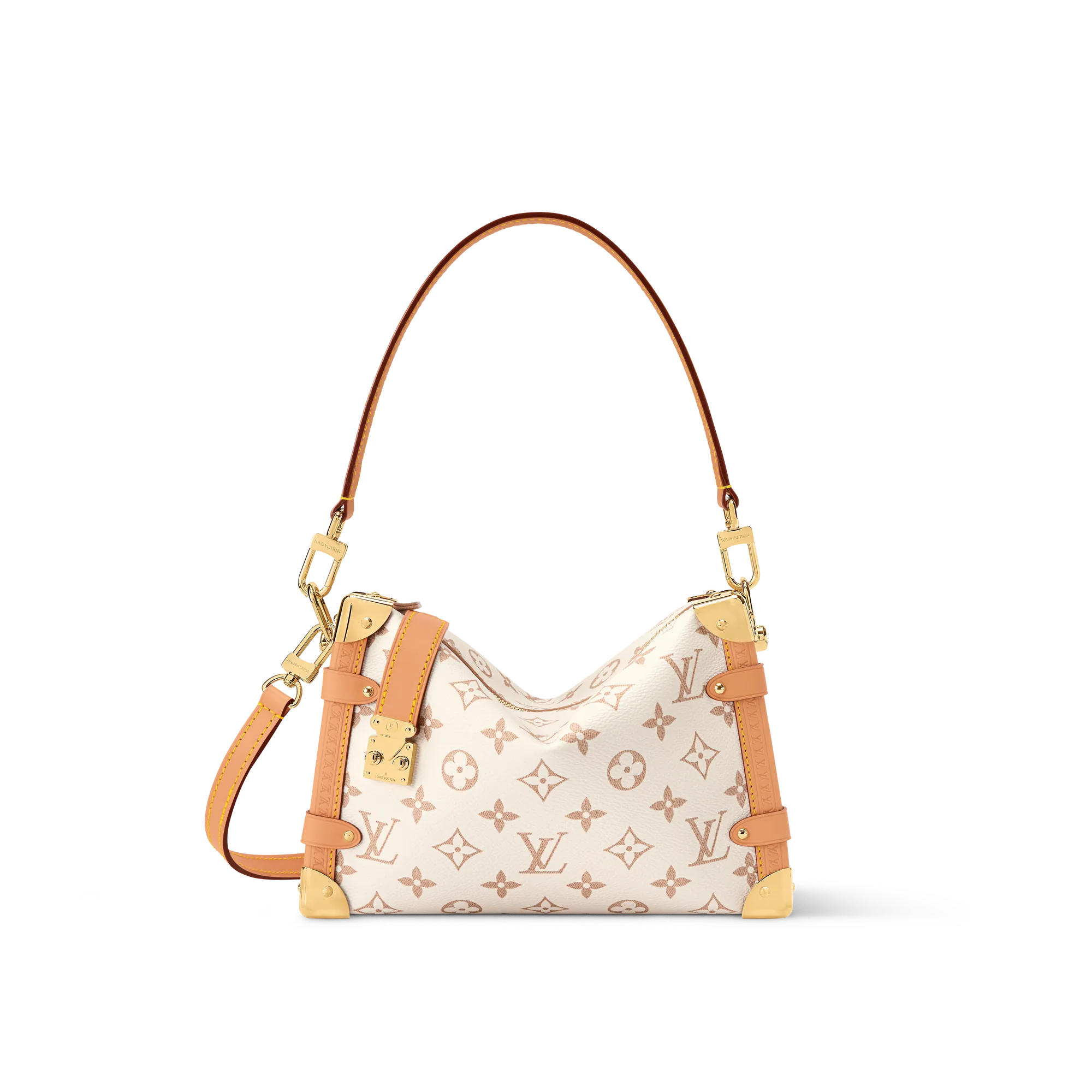 Louis Vuitton Side Trunk MM Coated canvas - Bags and Wallets - Women's Bags M26287 Beige