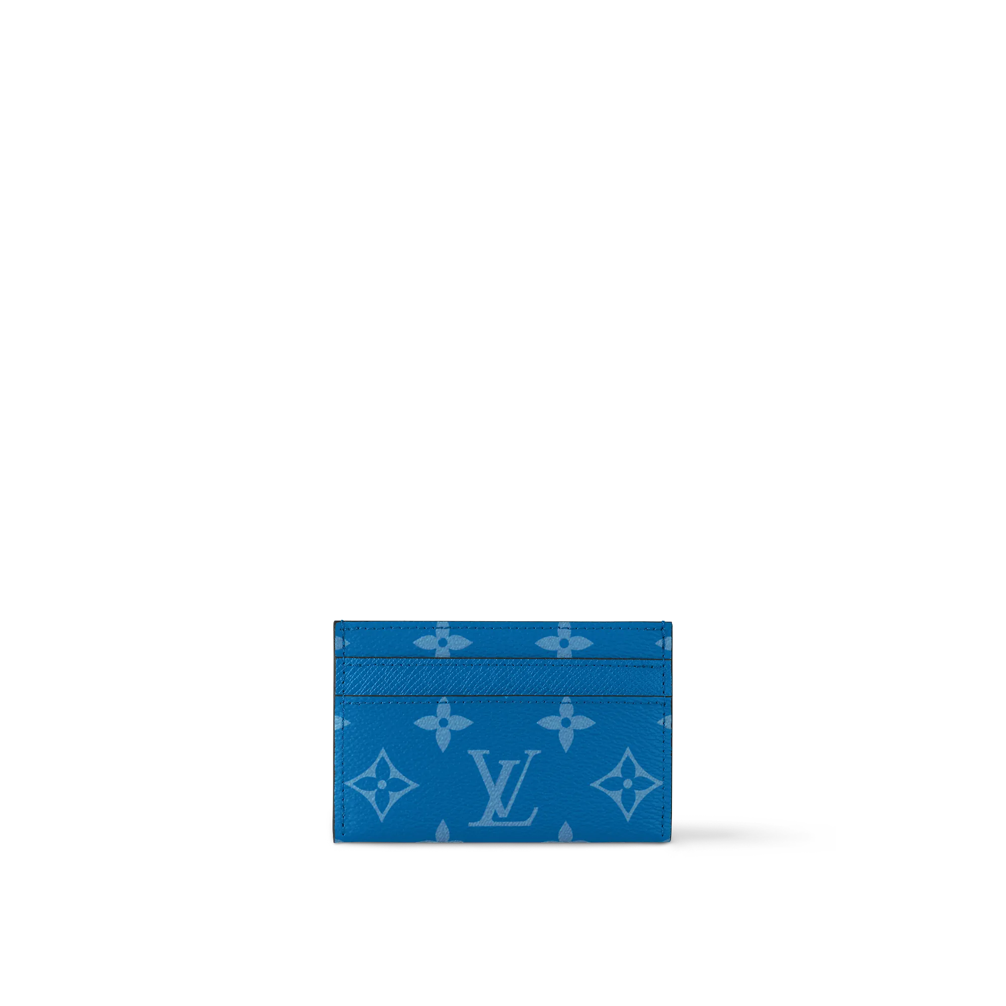 Louis Vuitton Porte Cartes Double Taigarama - Men - Small Leather Goods M31051 Blue