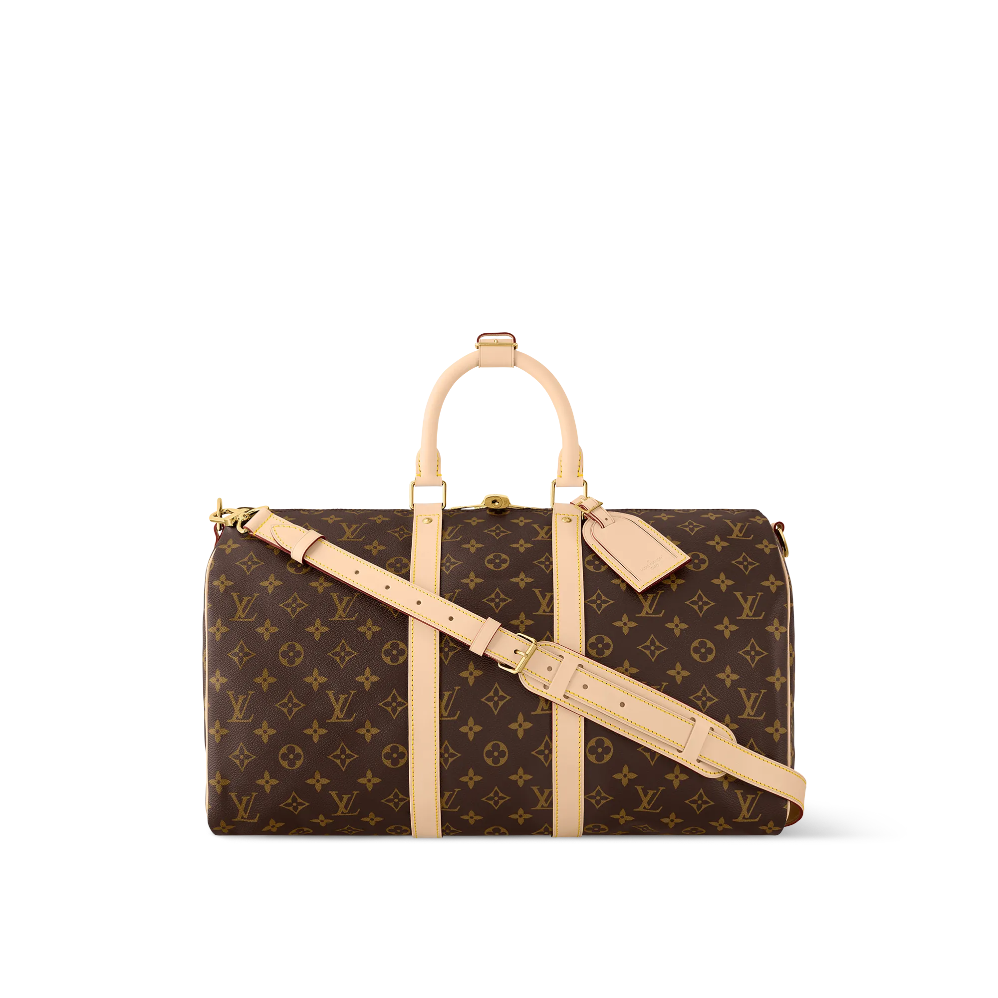 Louis Vuitton Keepall Bandoulière 45 Coated canvas - Men - Travel M41418 Brown