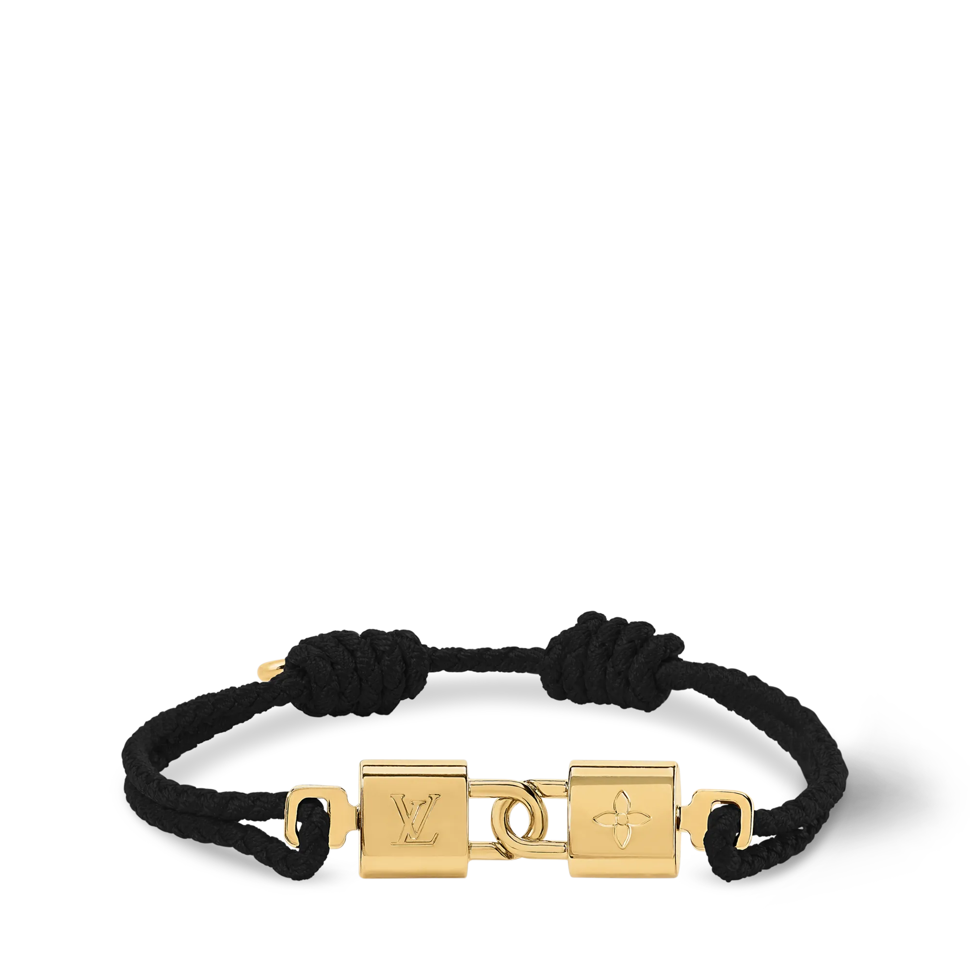 Louis Vuitton Twin Locked Bracelet Mix of textiles - Women - Fashion Jewelry M4283Z Black