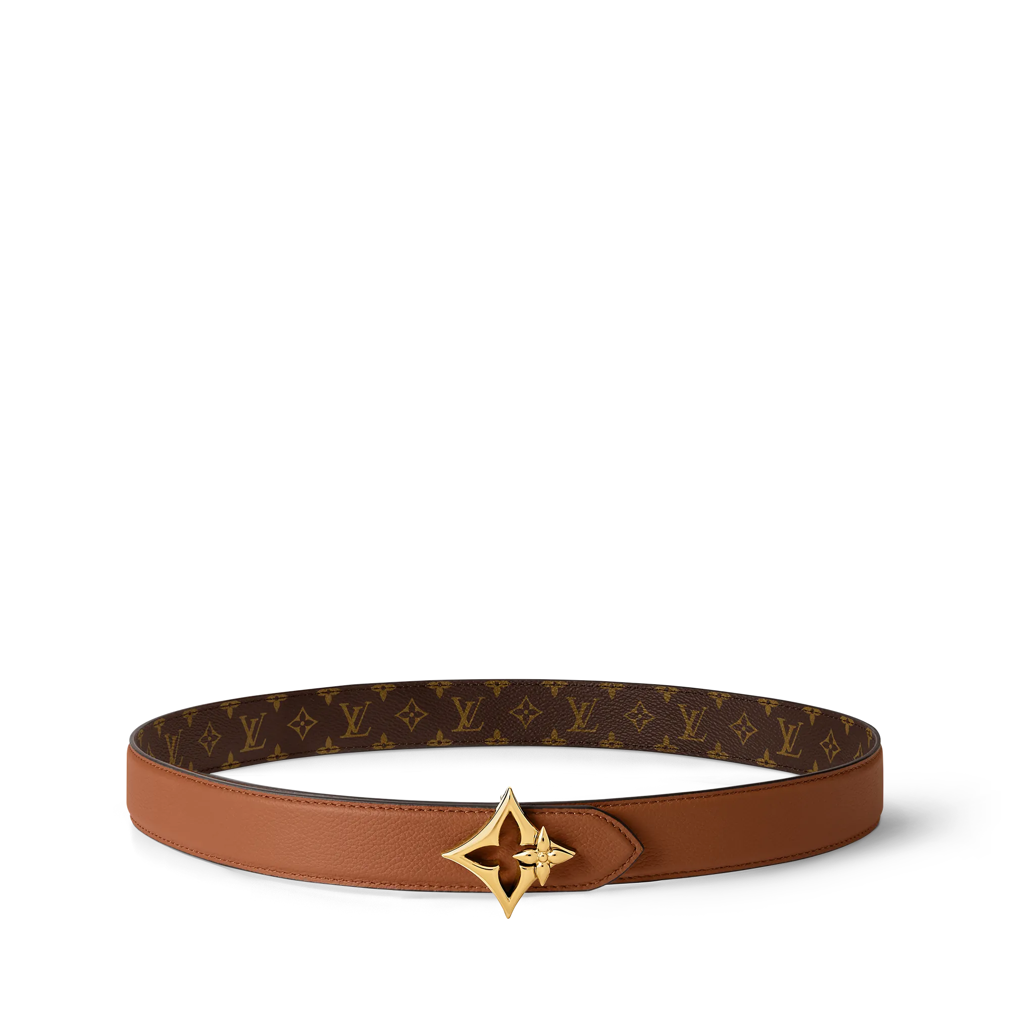 Louis Vuitton LV Flowergram 30mm Reversible Belt Calfxx - Women - Accessories M4392U Brown