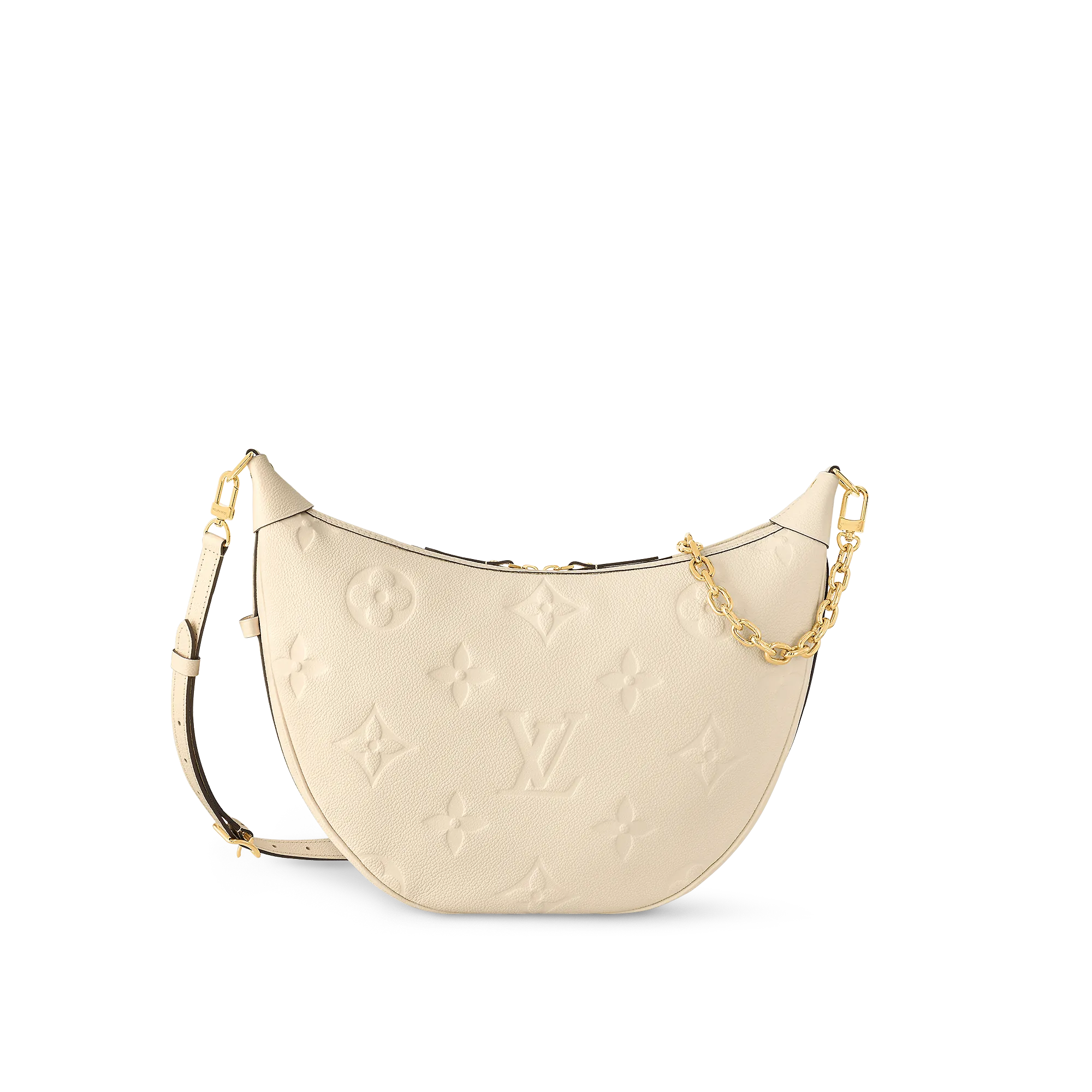 Louis Vuitton Loop Hobo Monogram Empreinte Leather - Women - Handbags M46739 Cream
