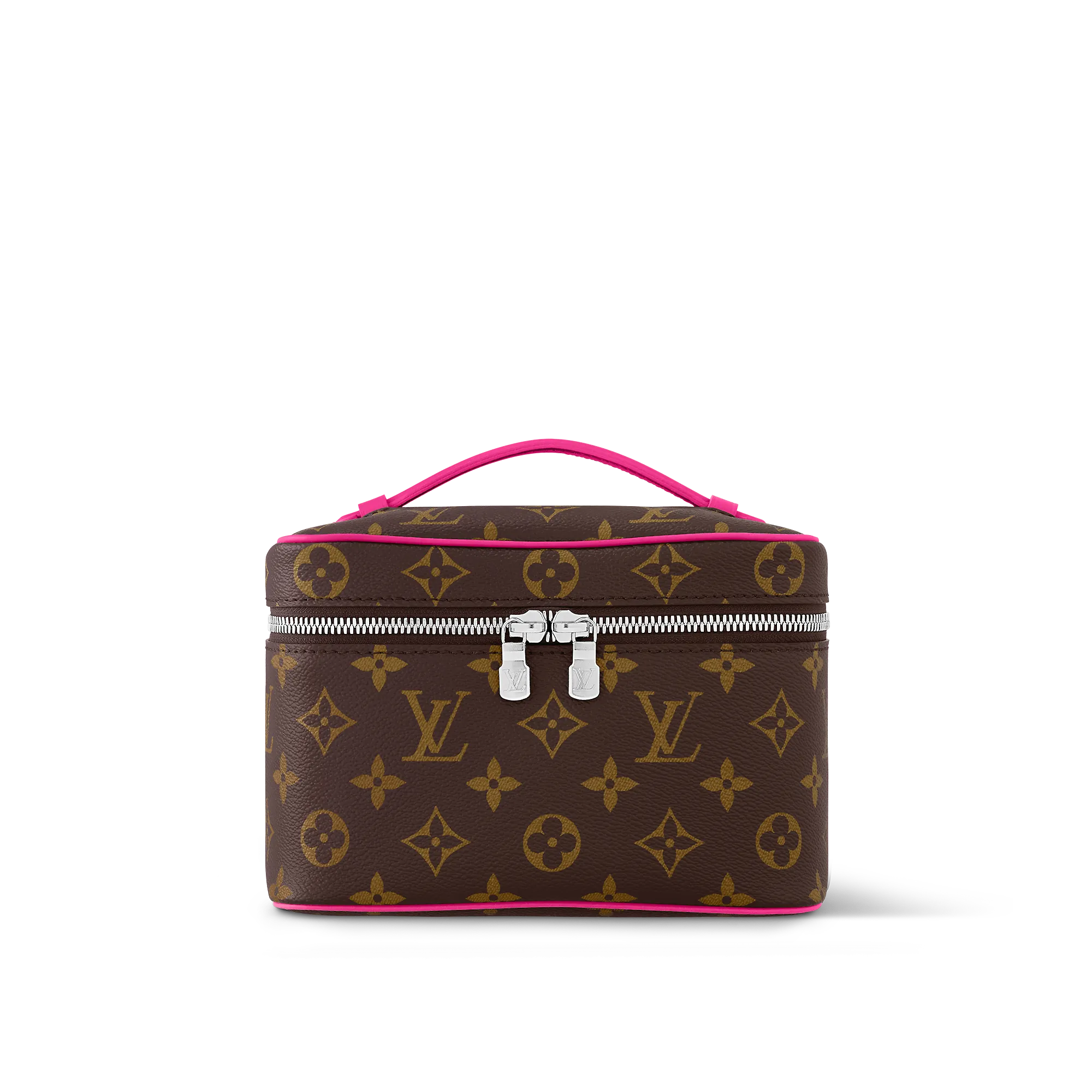 Louis Vuitton Nice Mini Monogram Macassar Canvas - Women - Travel M46767 Fuchsia