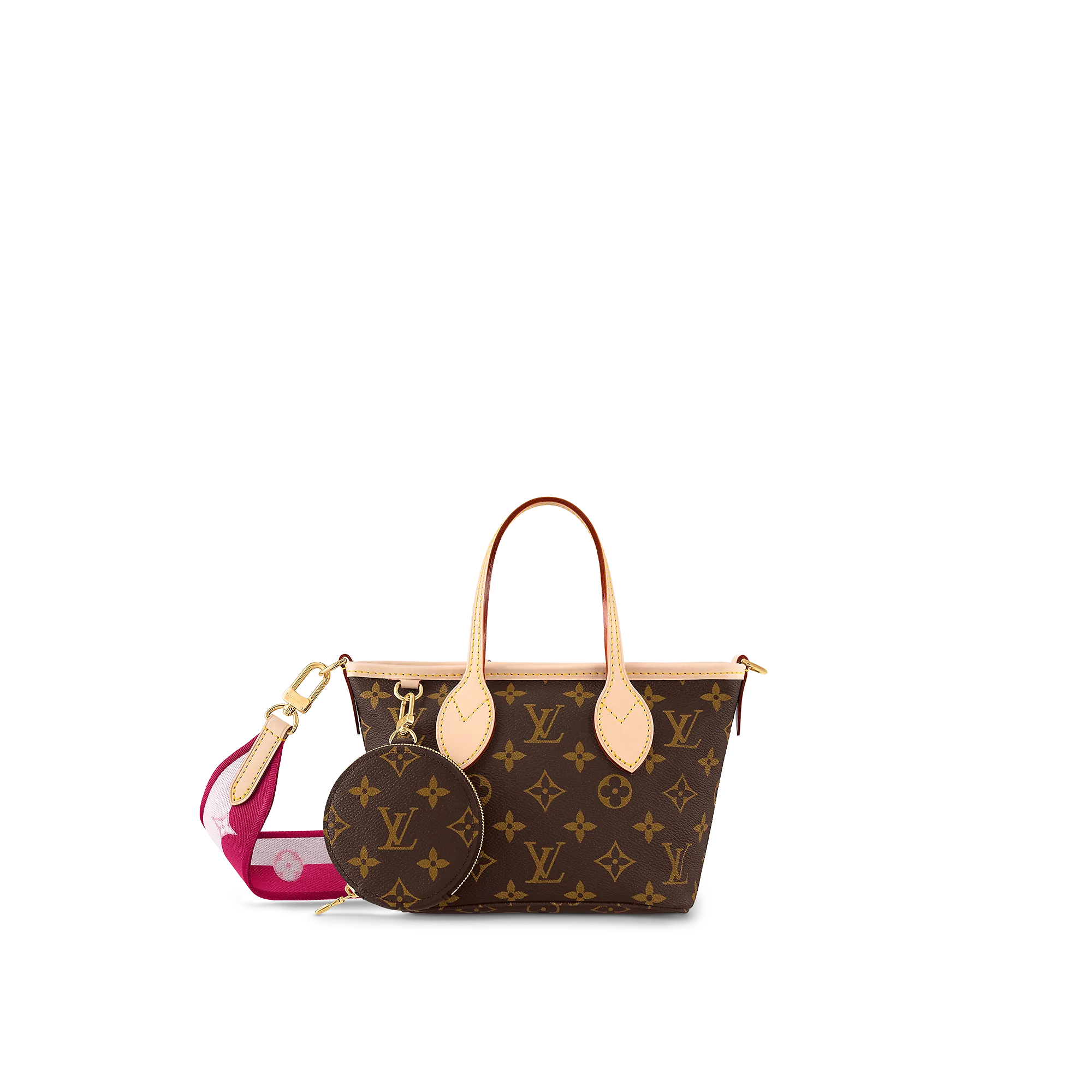 Louis Vuitton Neverfull BB Monogram - Women - Handbags M46786 Pink Peony