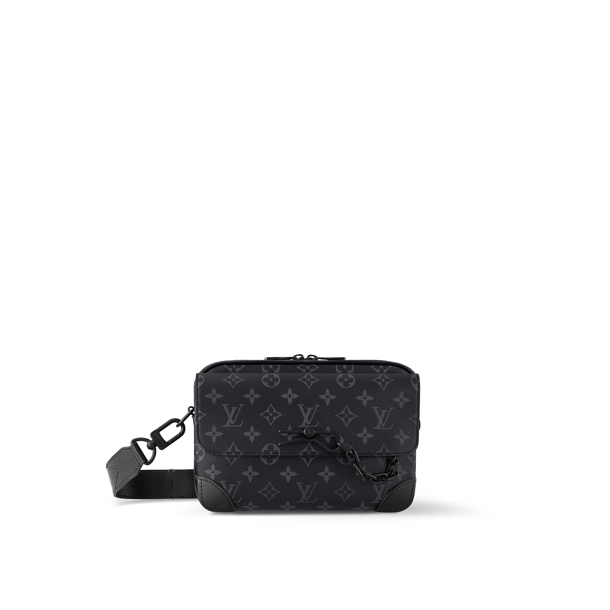 Louis Vuitton Steamer Messenger Monogram Eclipse - Men - Bags M46795