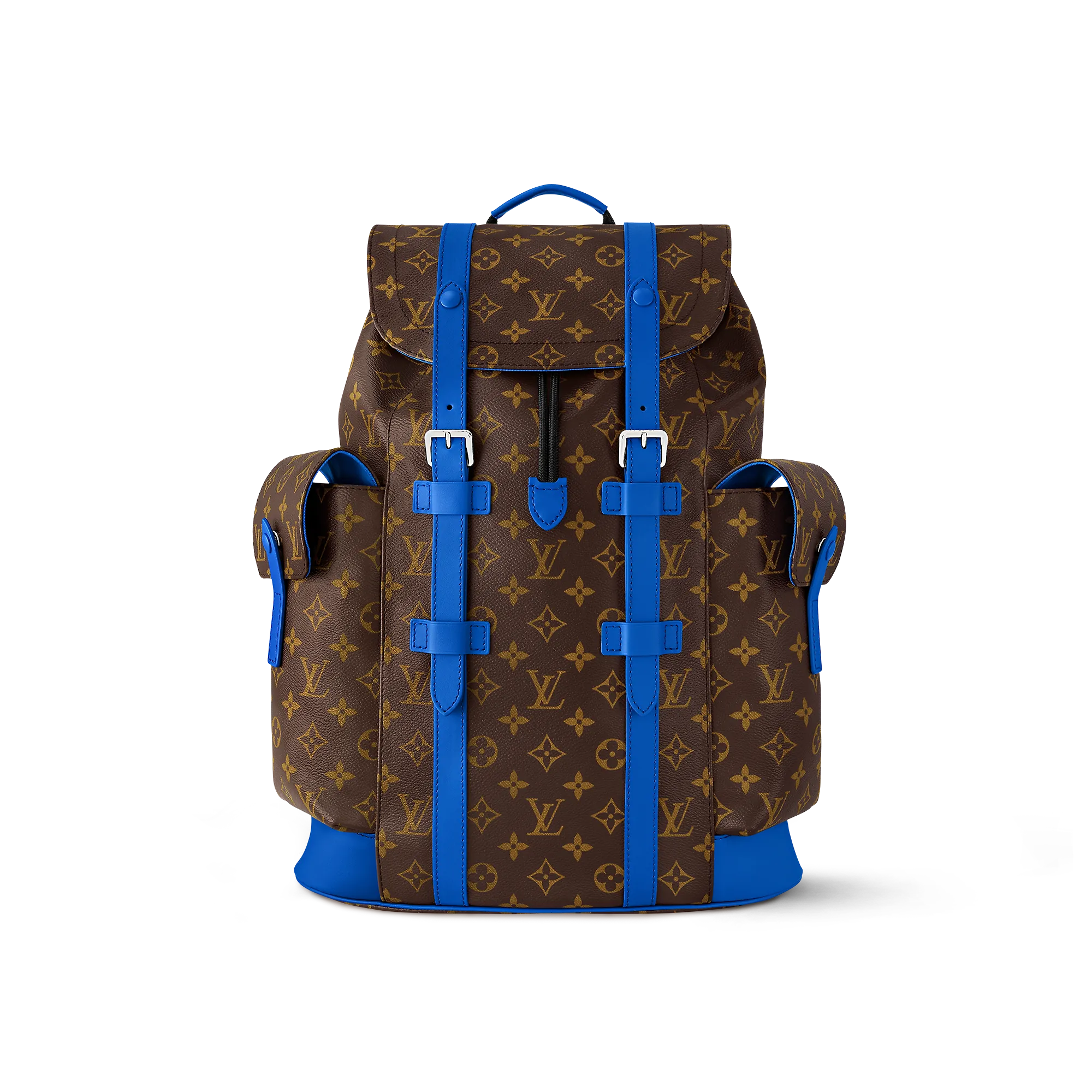 Louis Vuitton Christopher MM Monogram Macassar Canvas - Men - Bags M46813 Blue