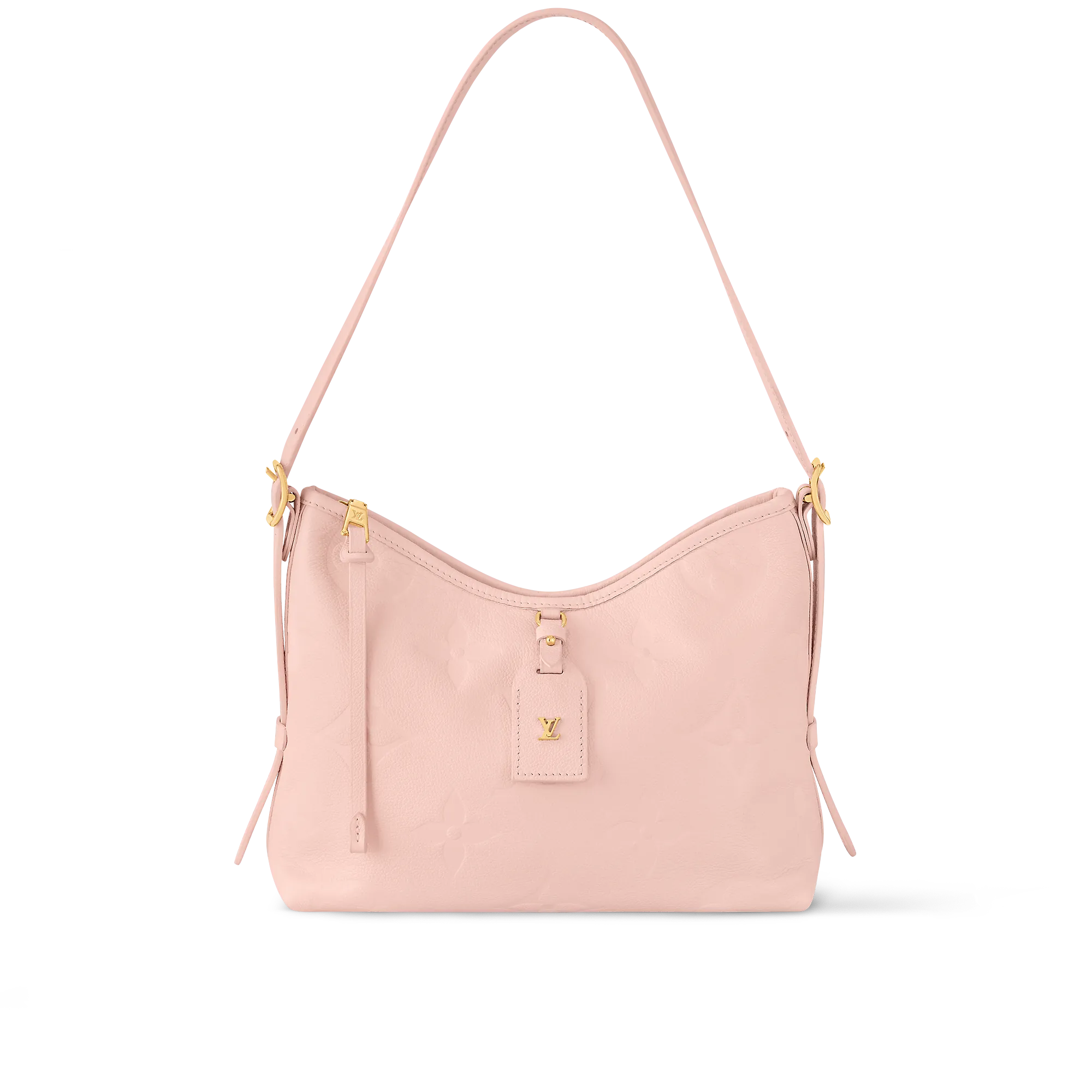 Louis Vuitton CarryAll PM Monogram Empreinte Leather - Women - Handbags M47082 Pink Opale