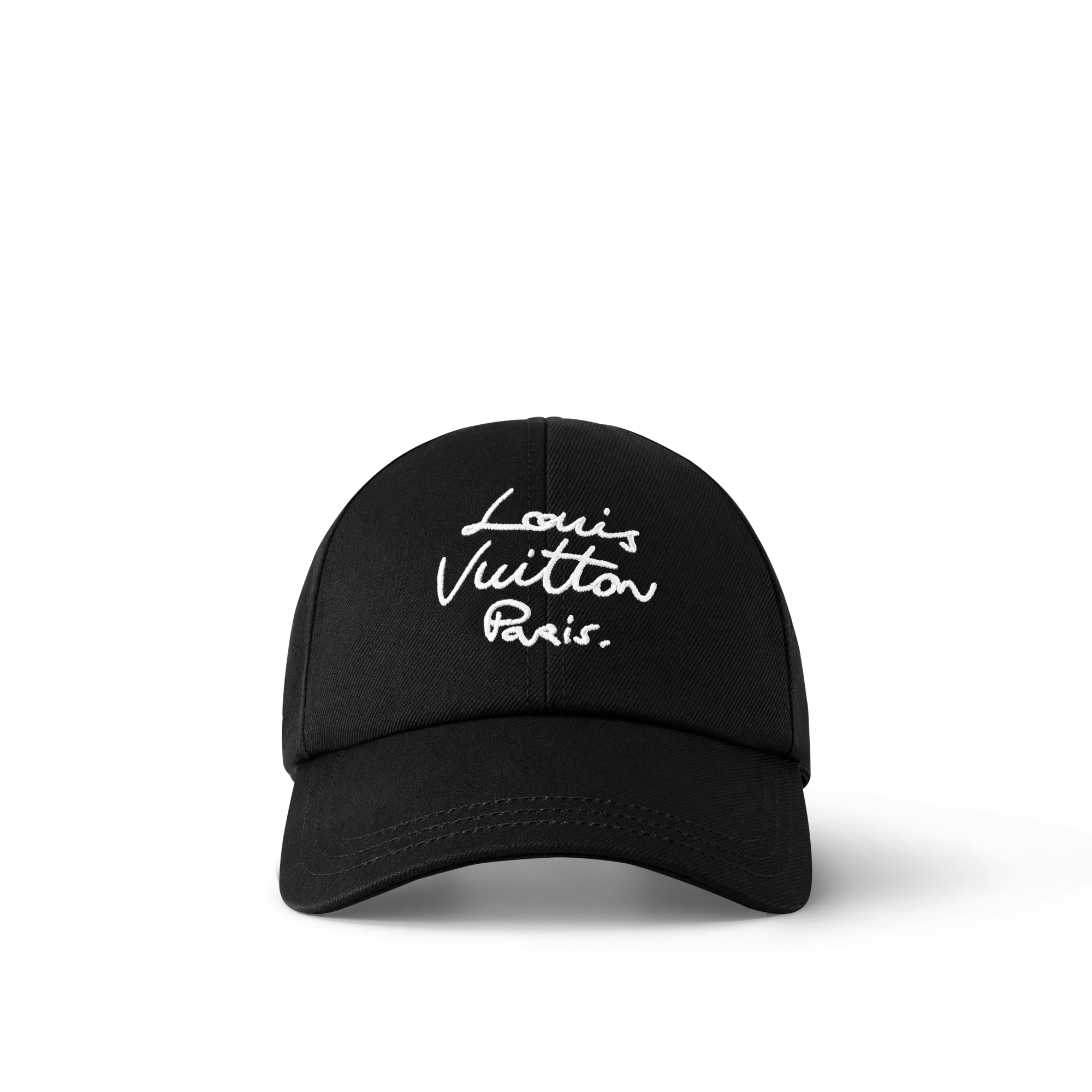 Louis Vuitton LV Script Cap Cotton - Women - Accessories M5187M Black