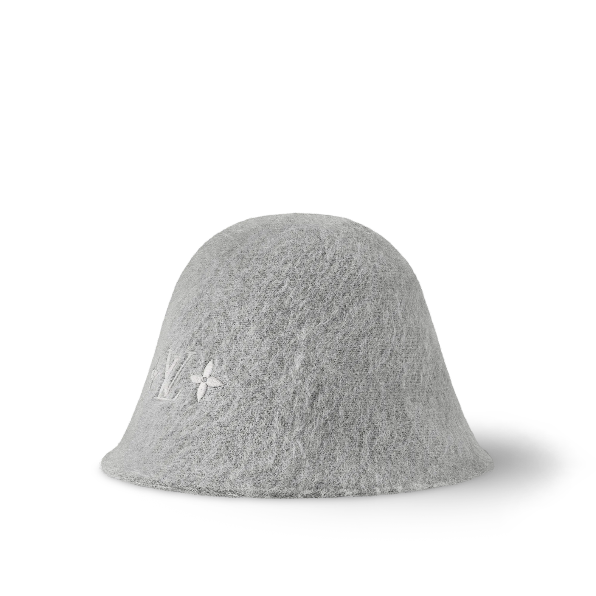 Louis Vuitton LV Fluffy Hat Mohair - Women - Accessories M5197M Grey