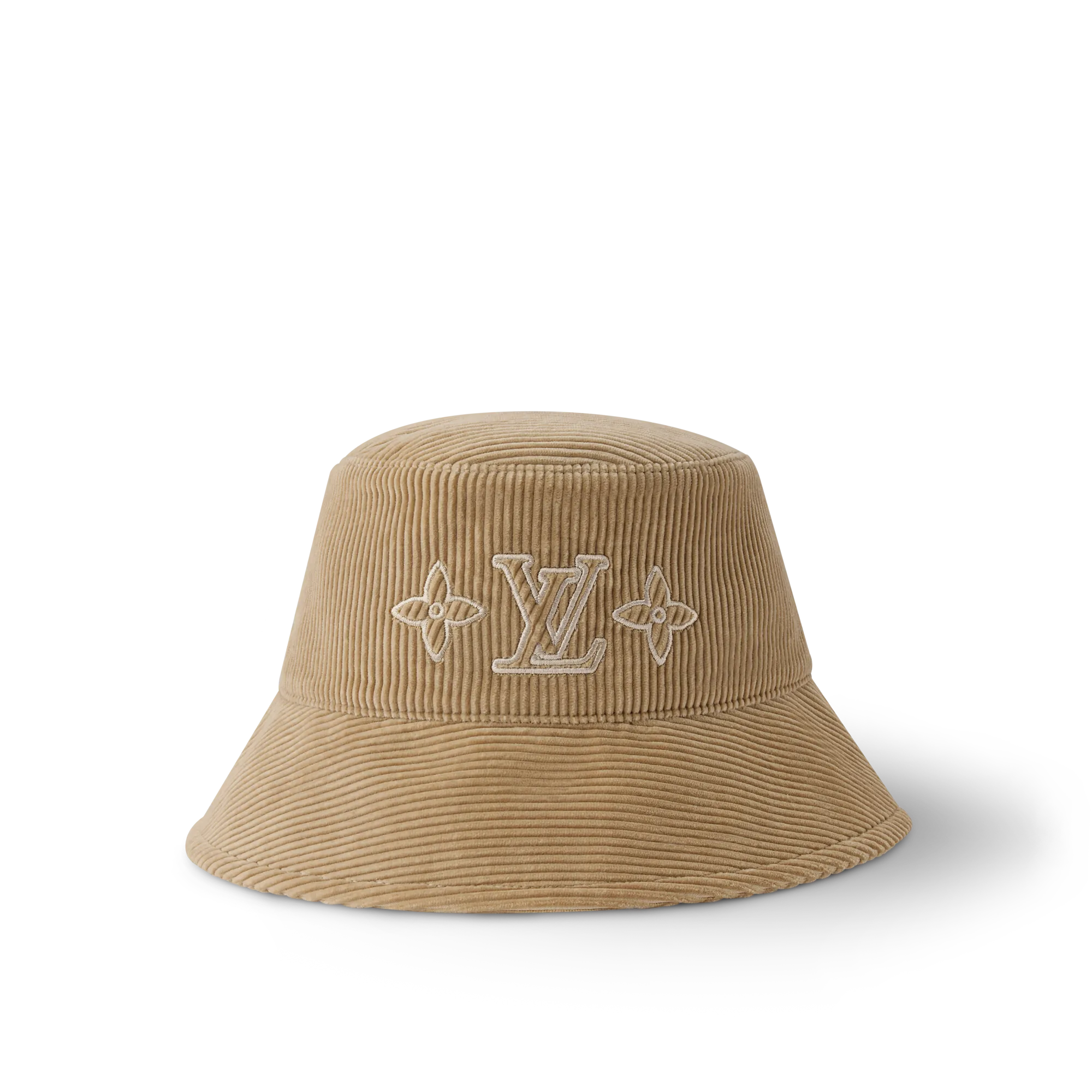 Louis Vuitton LV Signature Corduroy Hat Cotton - Women - Accessories M5202M Beige