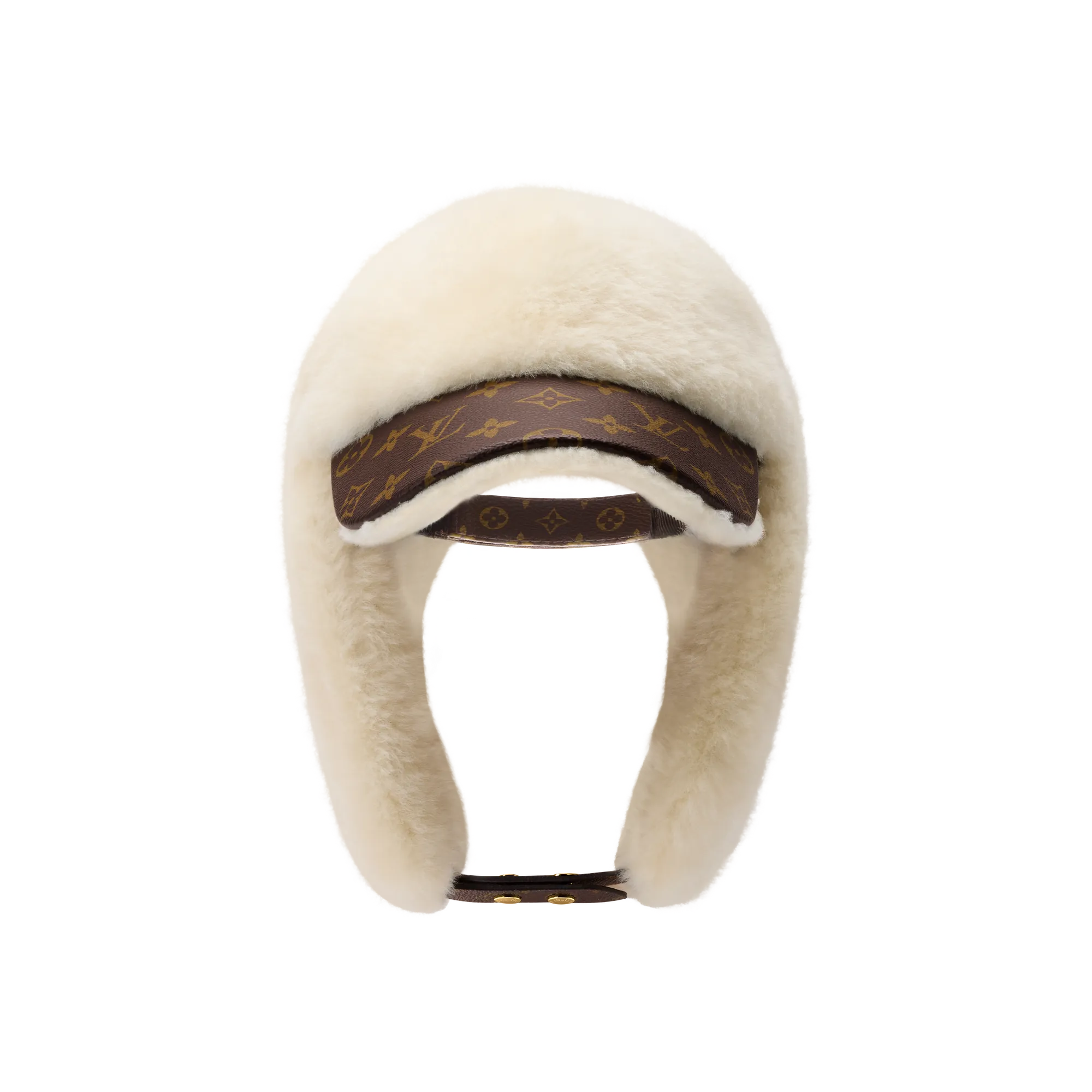 Louis Vuitton Chapka LV Aviator Cloud Shearling - Women - Accessories M5329A White