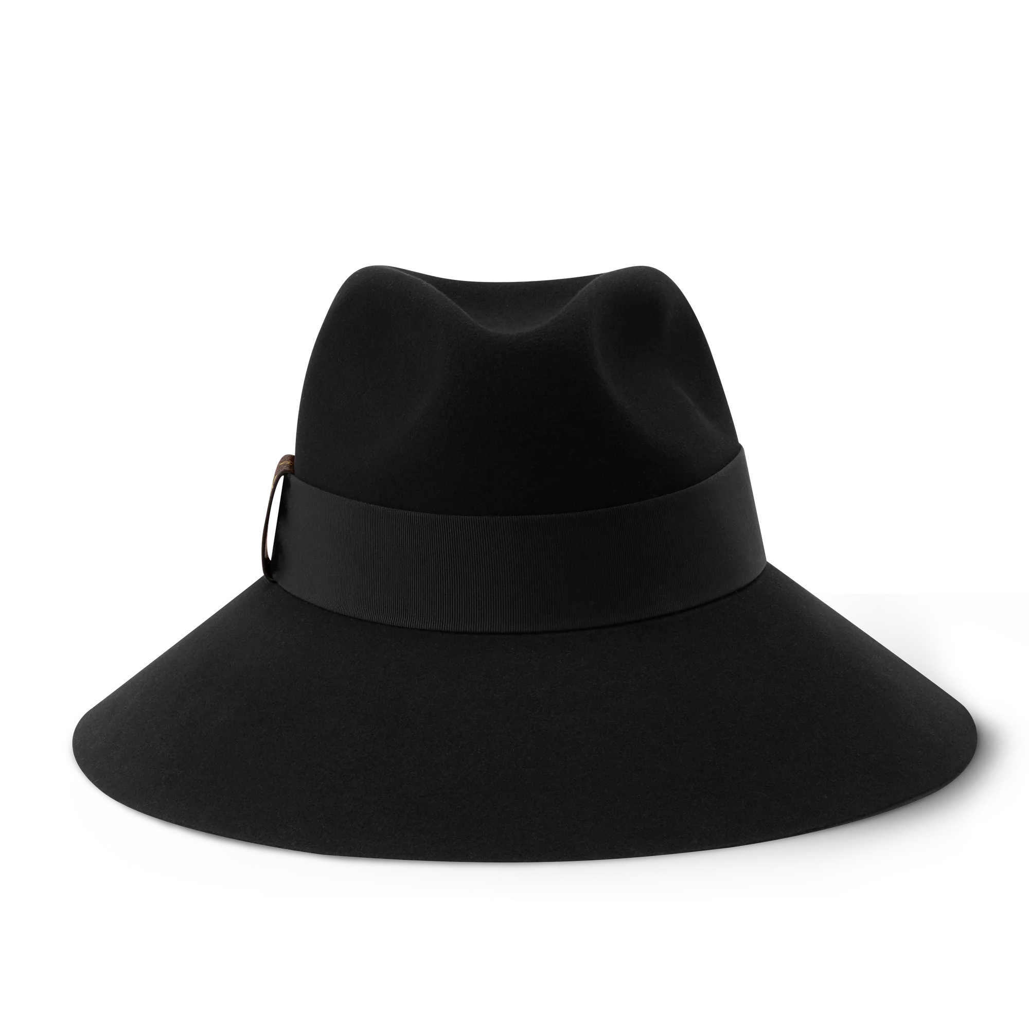 Louis Vuitton Fedora XL Hat Wool - Women - Accessories M5360A Black