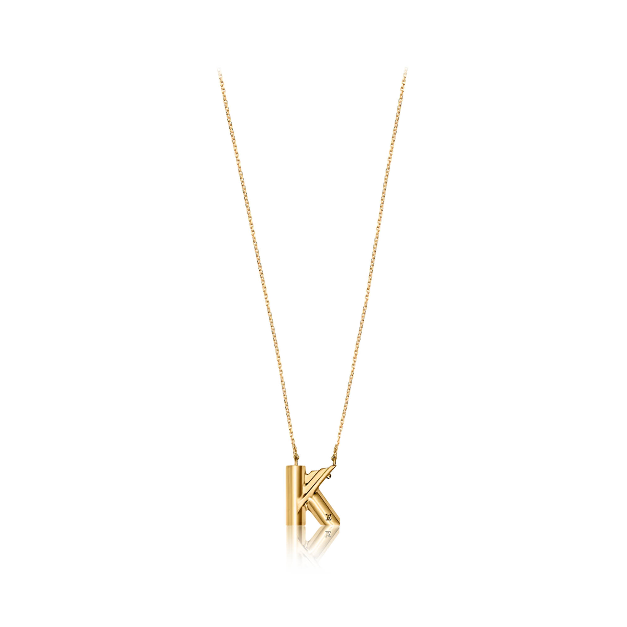 Louis Vuitton LV & Me necklace, letter K S00 - Women - Fashion Jewelry M61066