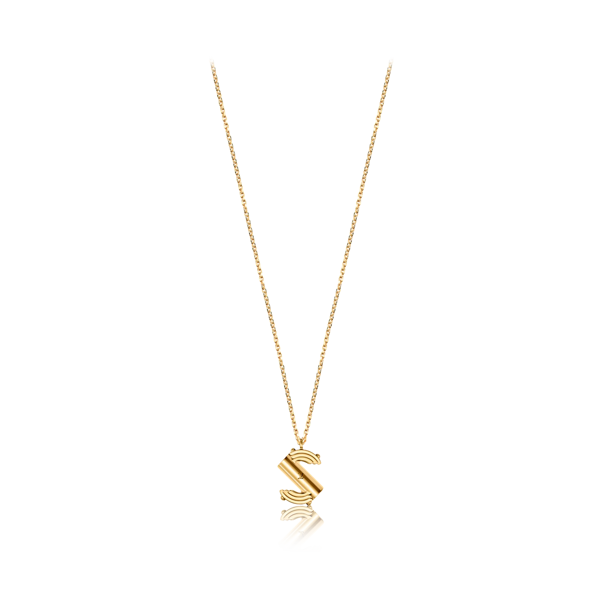 Louis Vuitton LV & Me necklace, letter S S00 - Women - Fashion Jewelry M61074