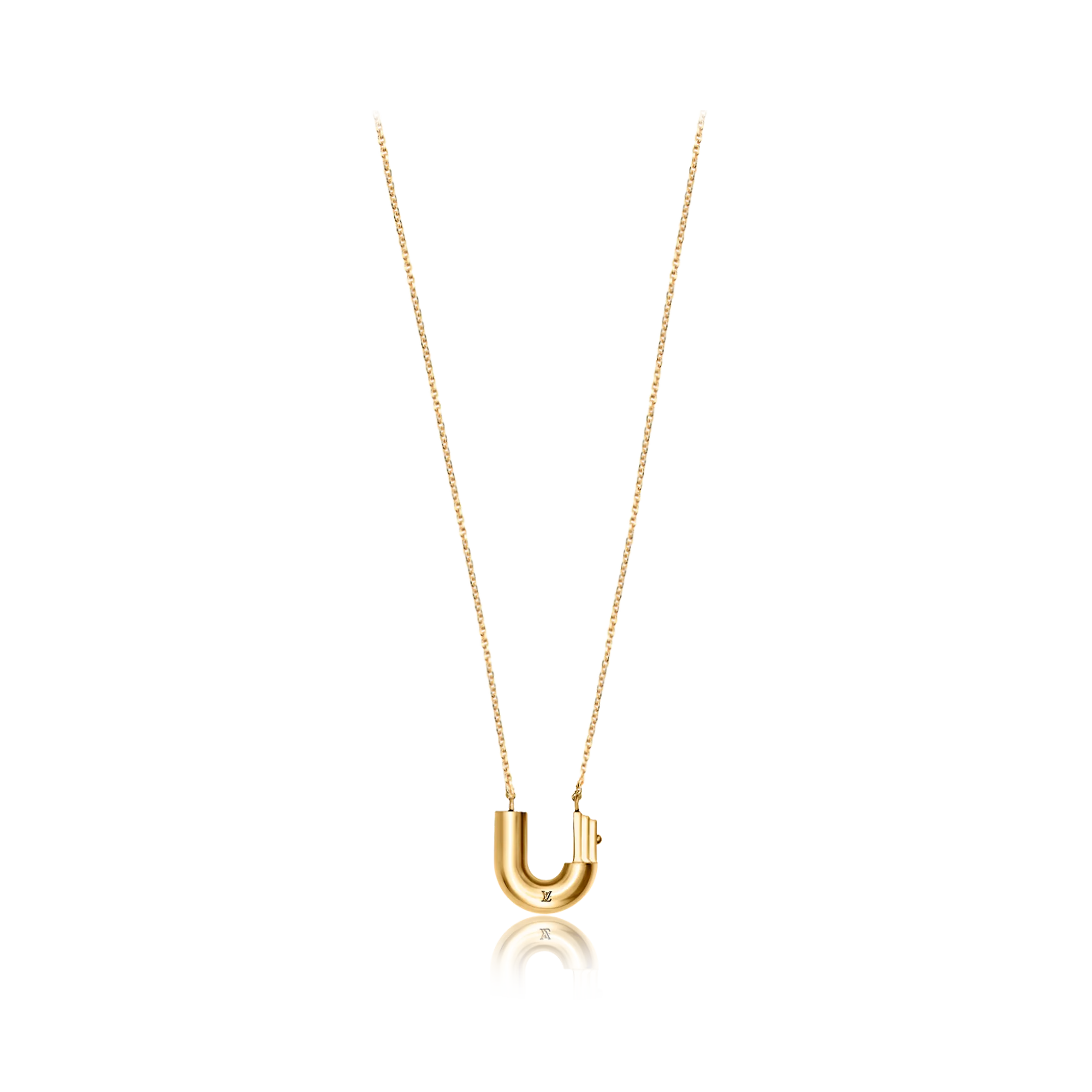 Louis Vuitton LV & Me necklace, letter U S00 - Women - Fashion Jewelry M61076