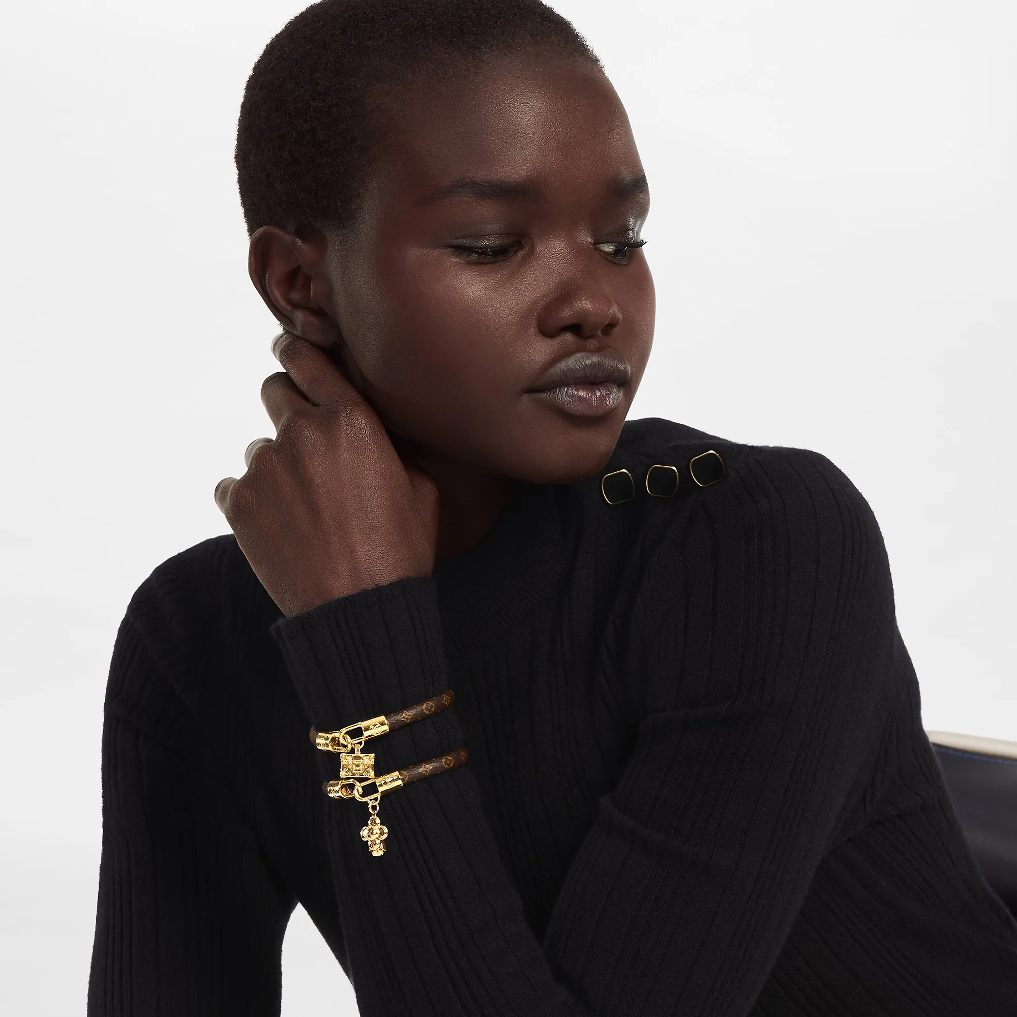 Louis Vuitton Vivienne Charm Bracelet Monogram - Women - Fashion Jewelry M6773F