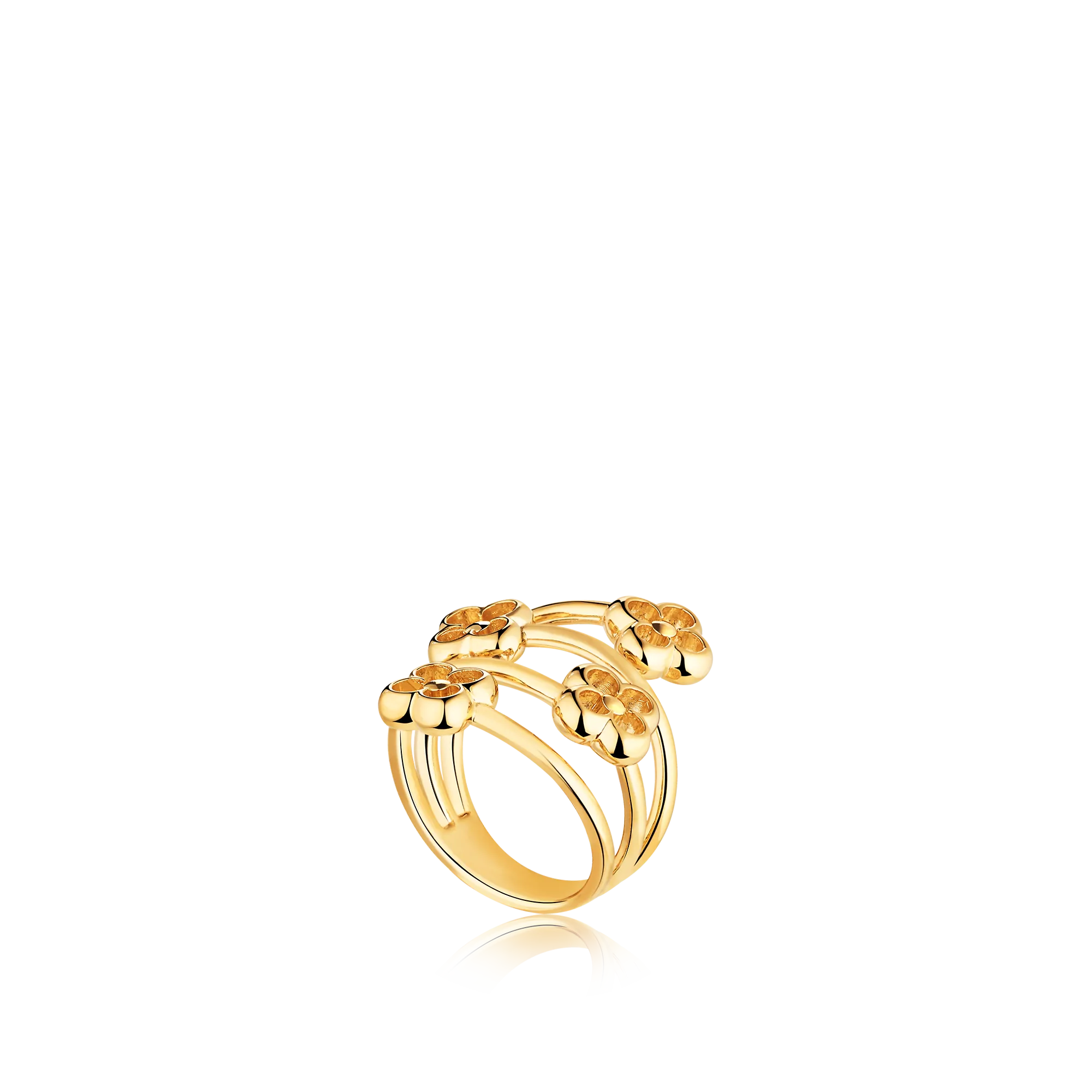 Louis Vuitton Flower Full Ring S00 - Women - Fashion Jewelry M68128