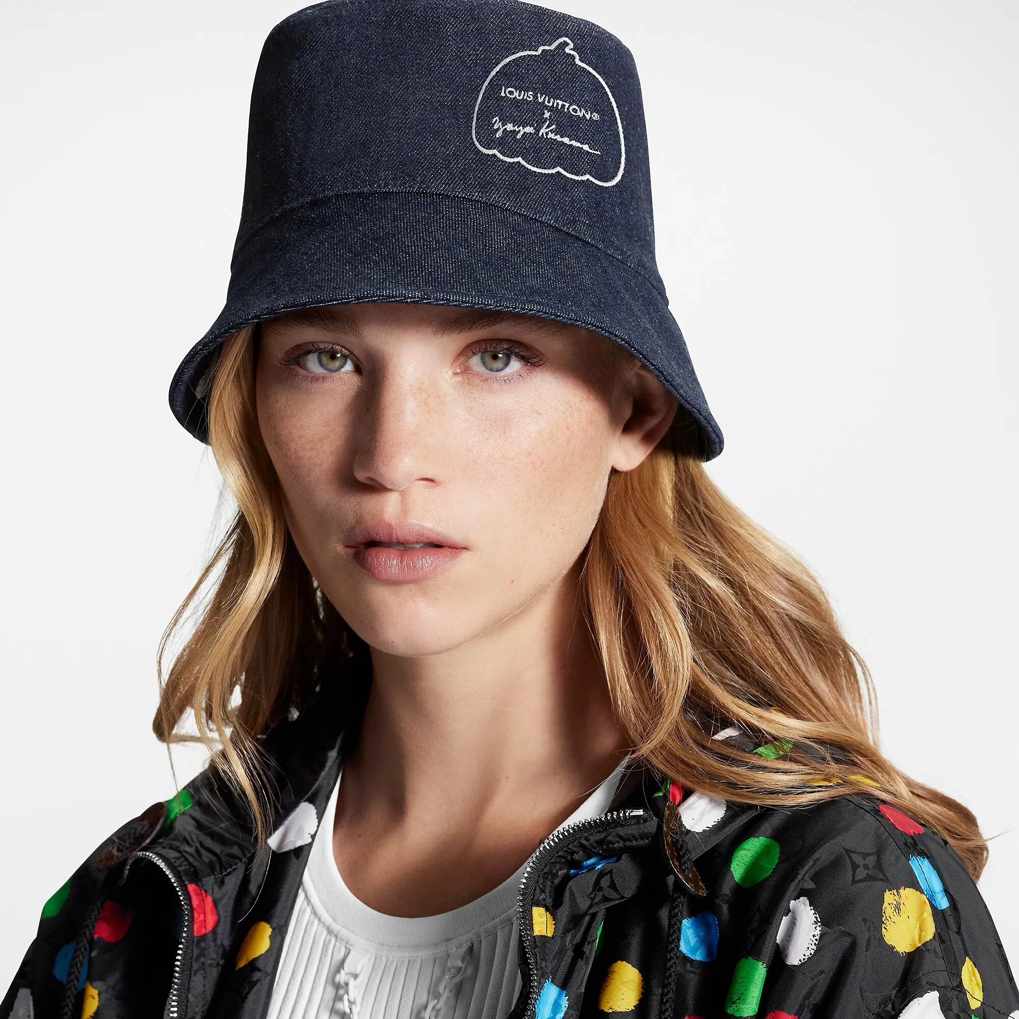 Louis Vuitton LV x YK Reversible Painted Dots Bucket Hat S00 - Women - Accessories M7083S