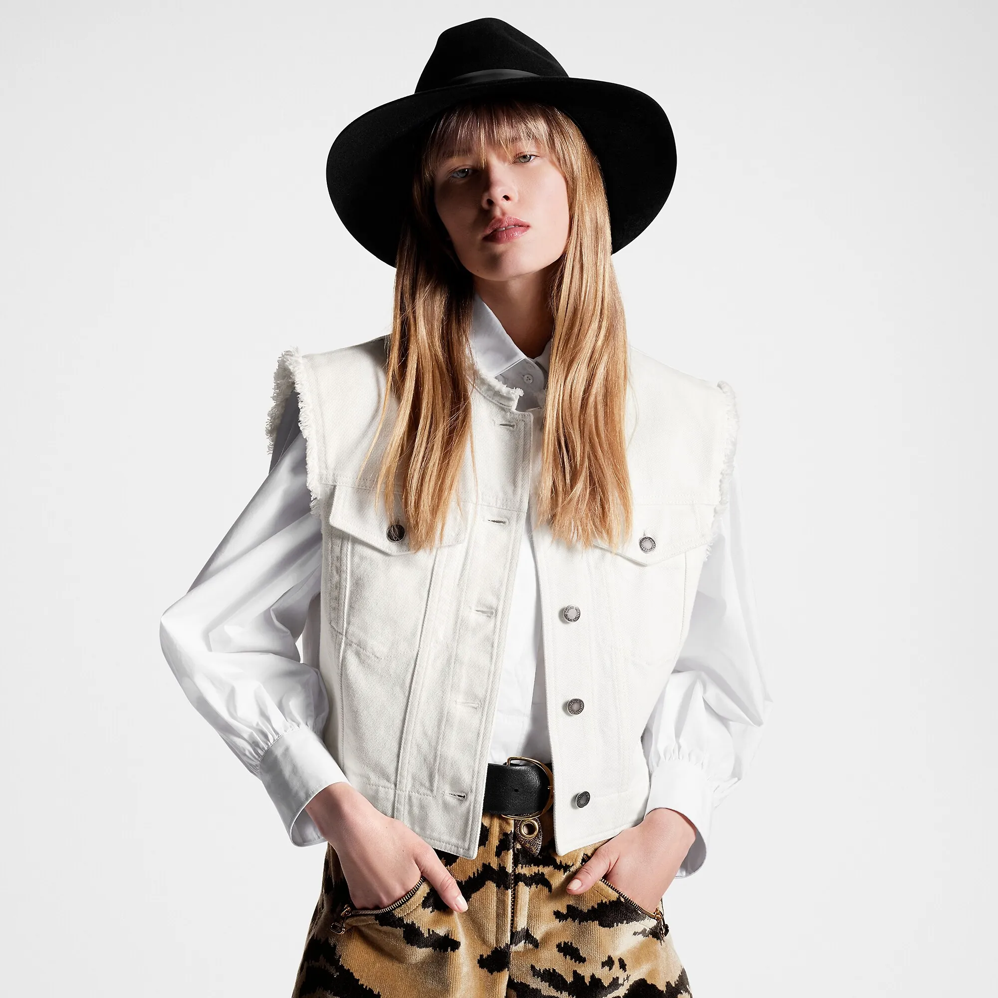 Louis Vuitton Felt In Love Fedora Hat S00 - Women - Accessories M7146M Black