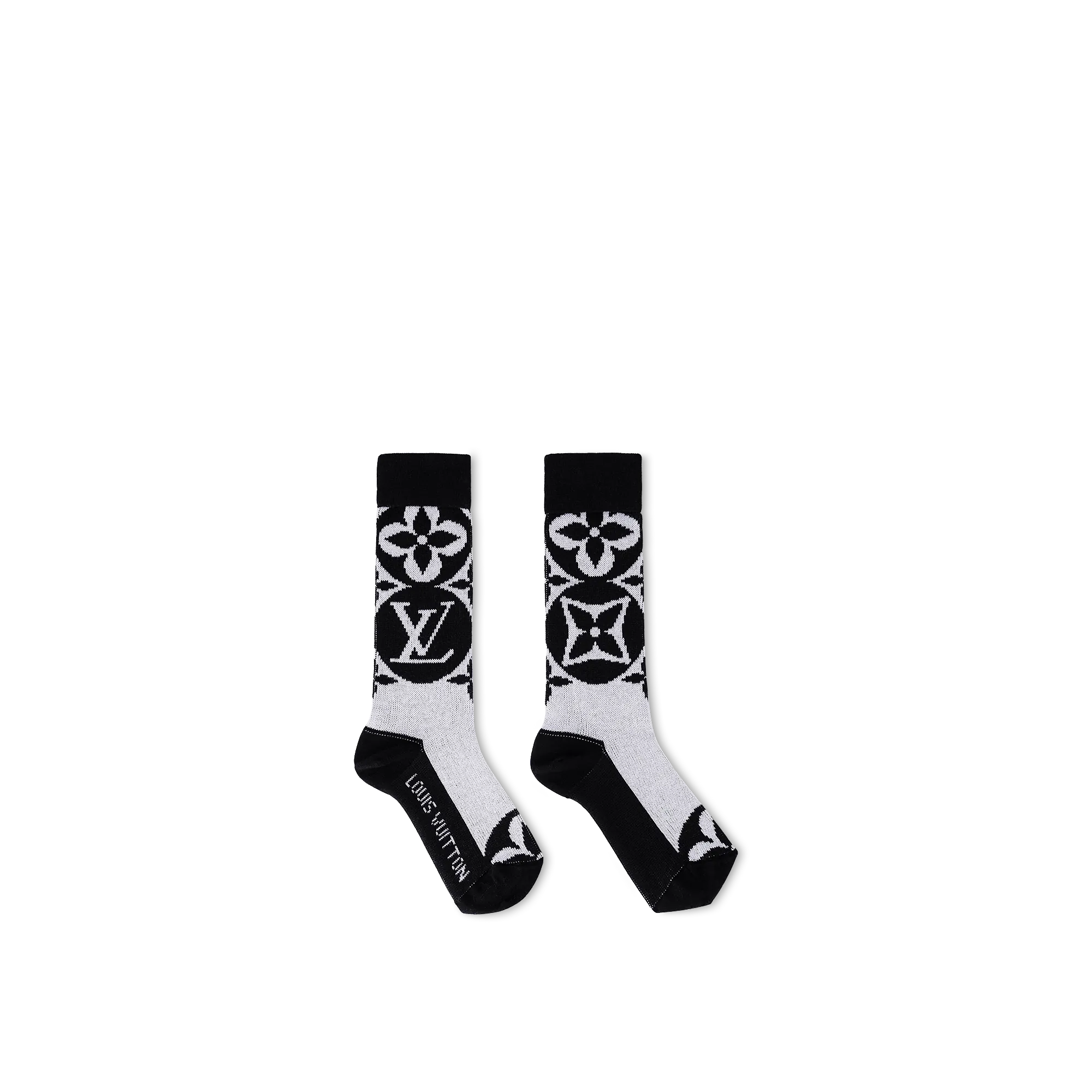 Louis Vuitton LV Medallion Socks S00 - Women - Accessories M7269S Black