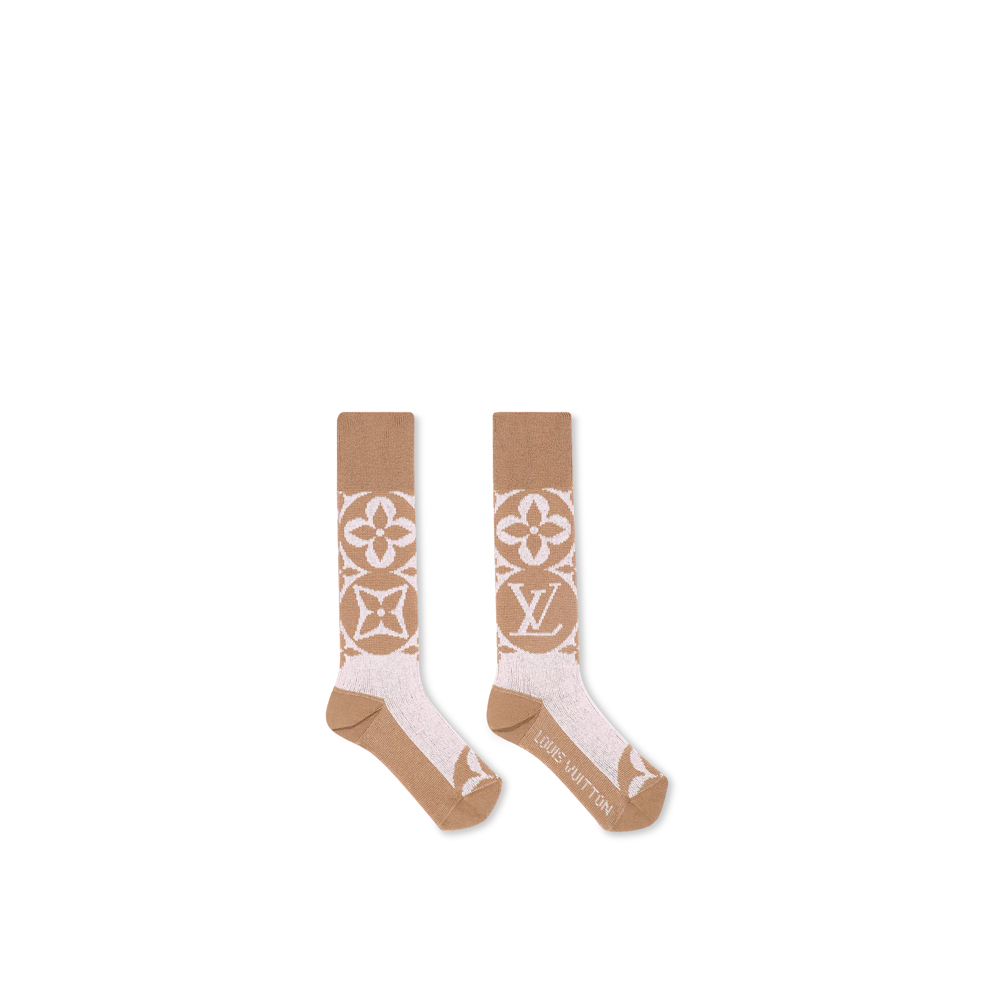 Louis Vuitton LV Medallion Socks S00 - Women - Accessories M7270S Beige