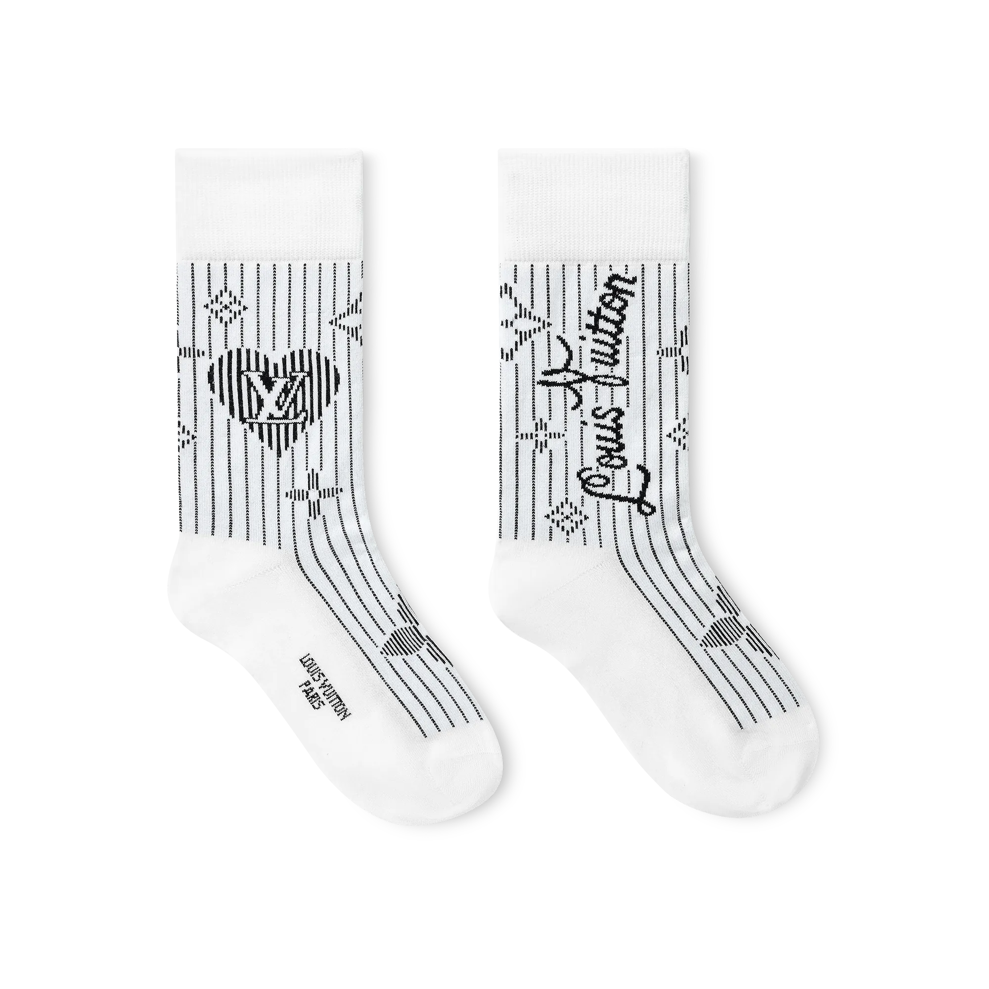 Louis Vuitton LV Cupido Socks S00 - Men - Accessories M7272S White