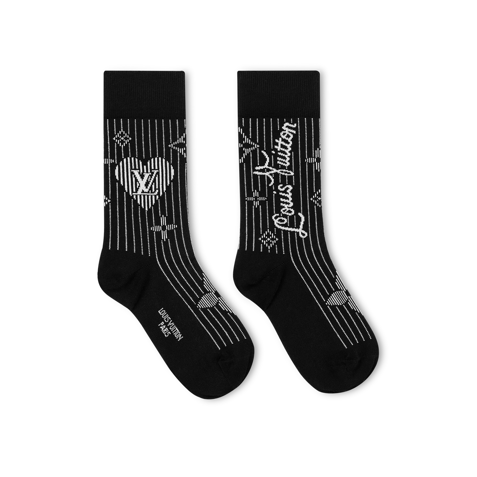 Louis Vuitton LV Cupido Socks S00 - Men - Accessories M7273M Black