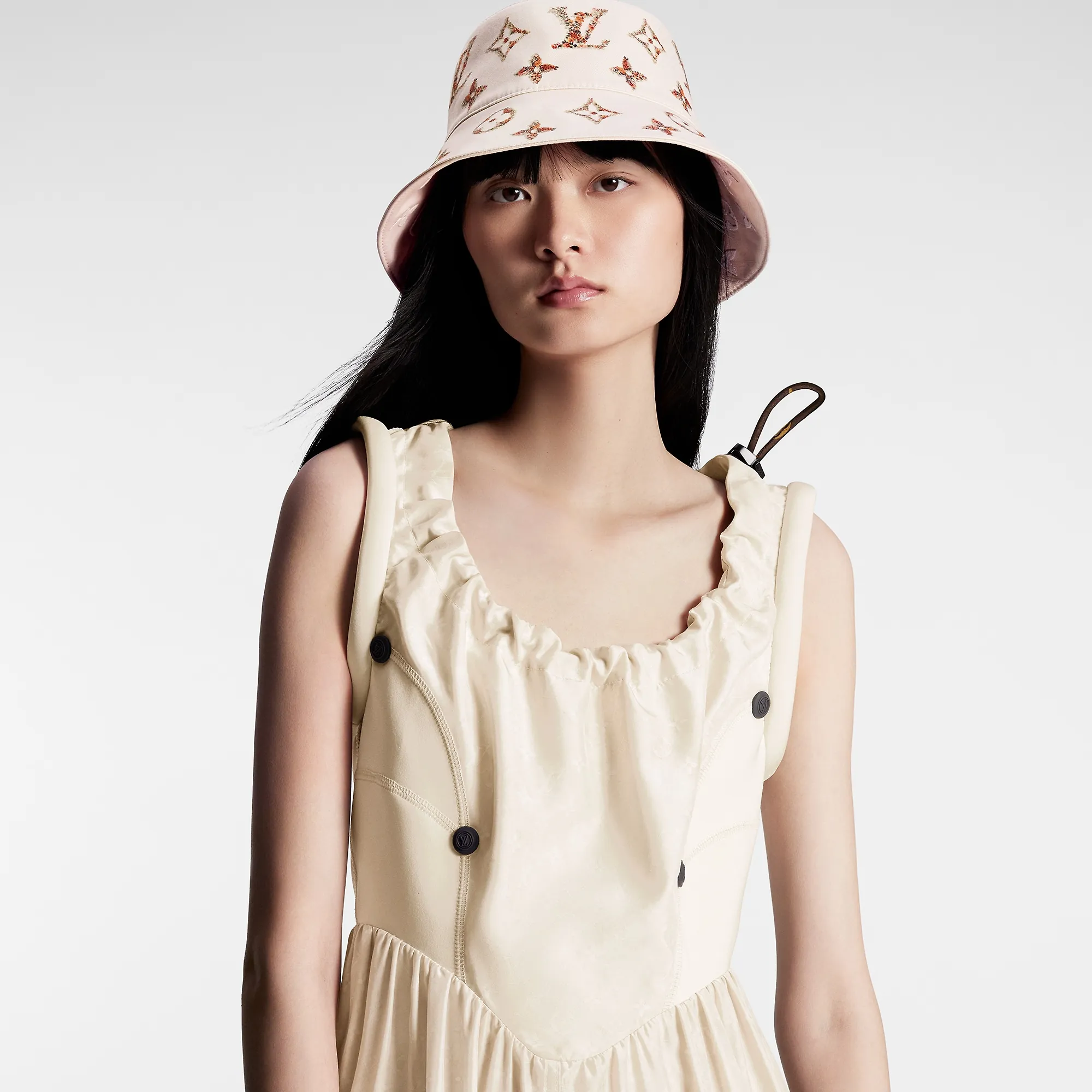 Louis Vuitton Monogram Flowers Bucket Hat S00 - Women - Accessories M7353M