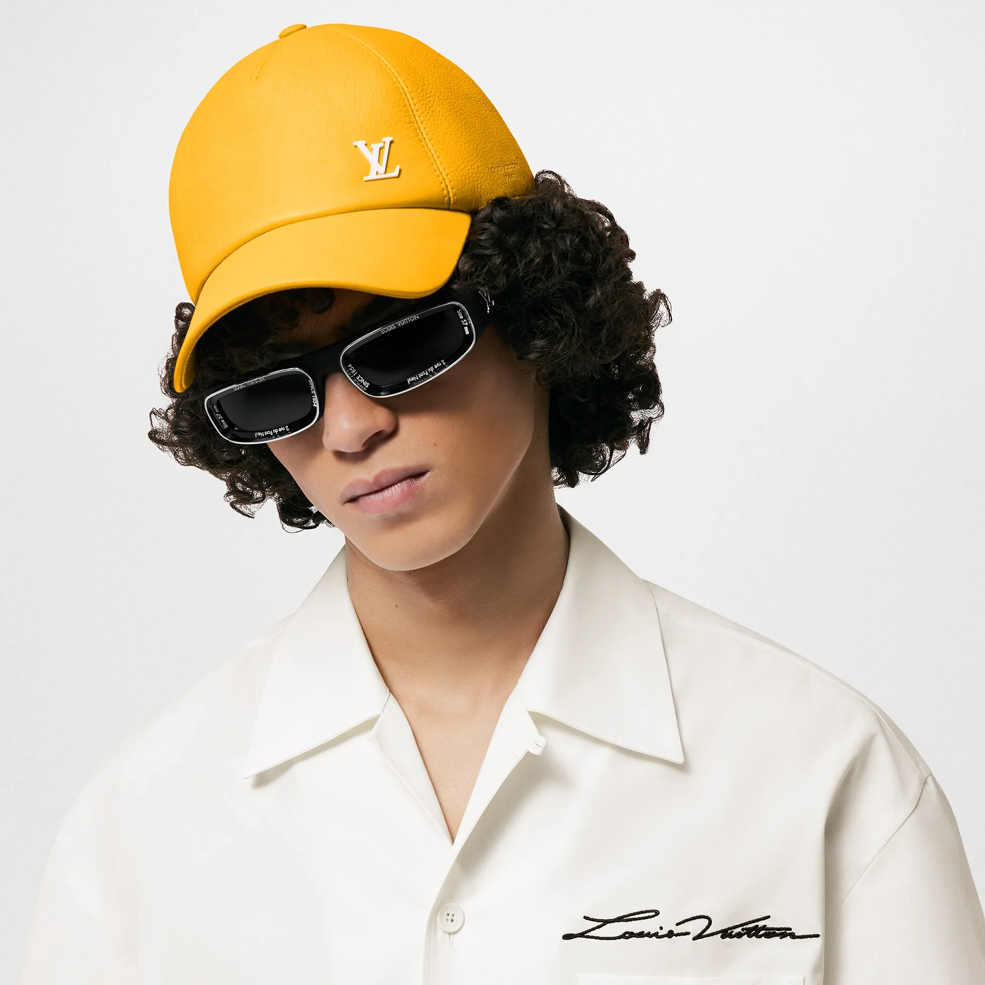 Louis Vuitton Monogram Colours Cap S00 - New - For Men M7394L Yellow