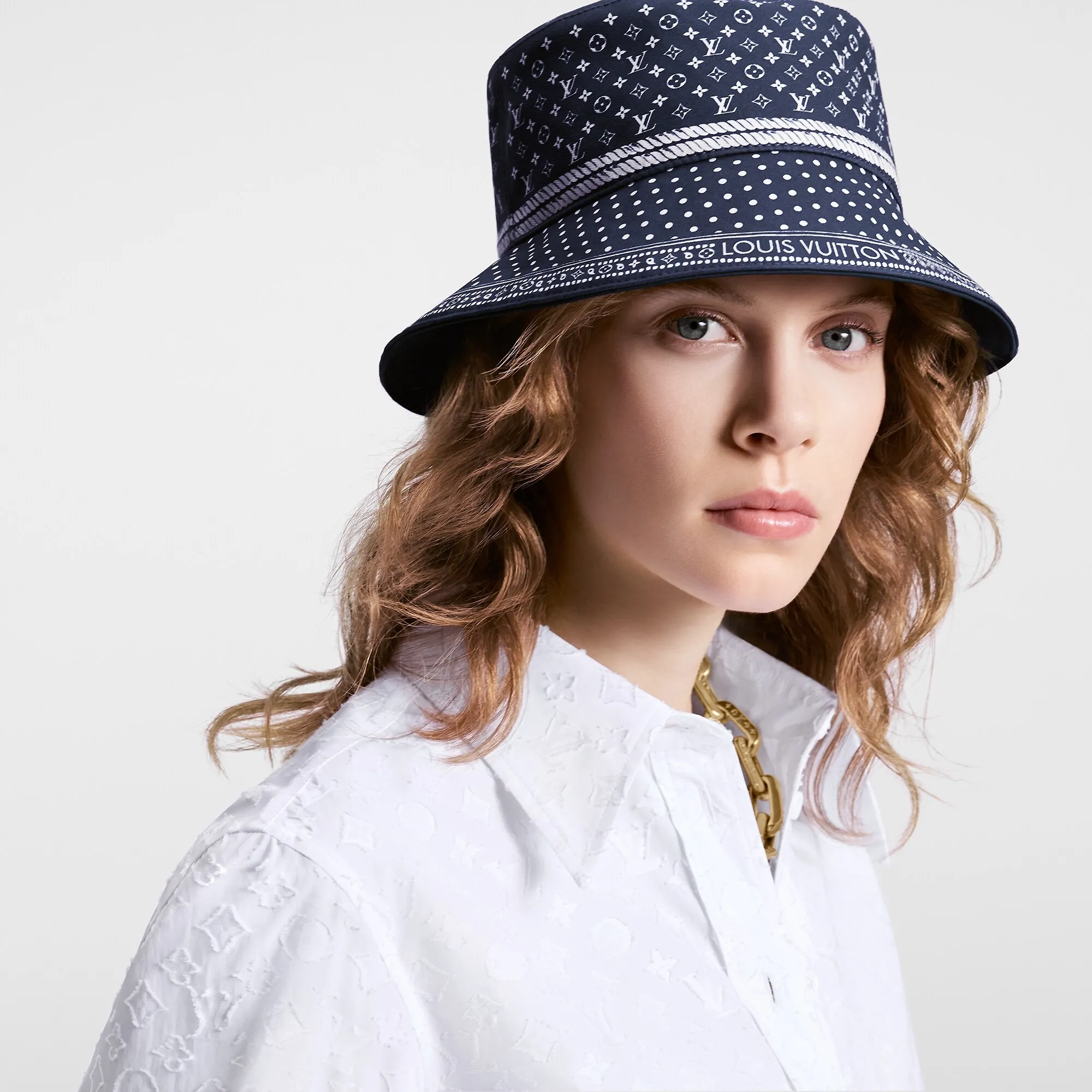 Louis Vuitton Sailor Bandana Hat S00 - Women - Accessories M7411M Bleu Marine