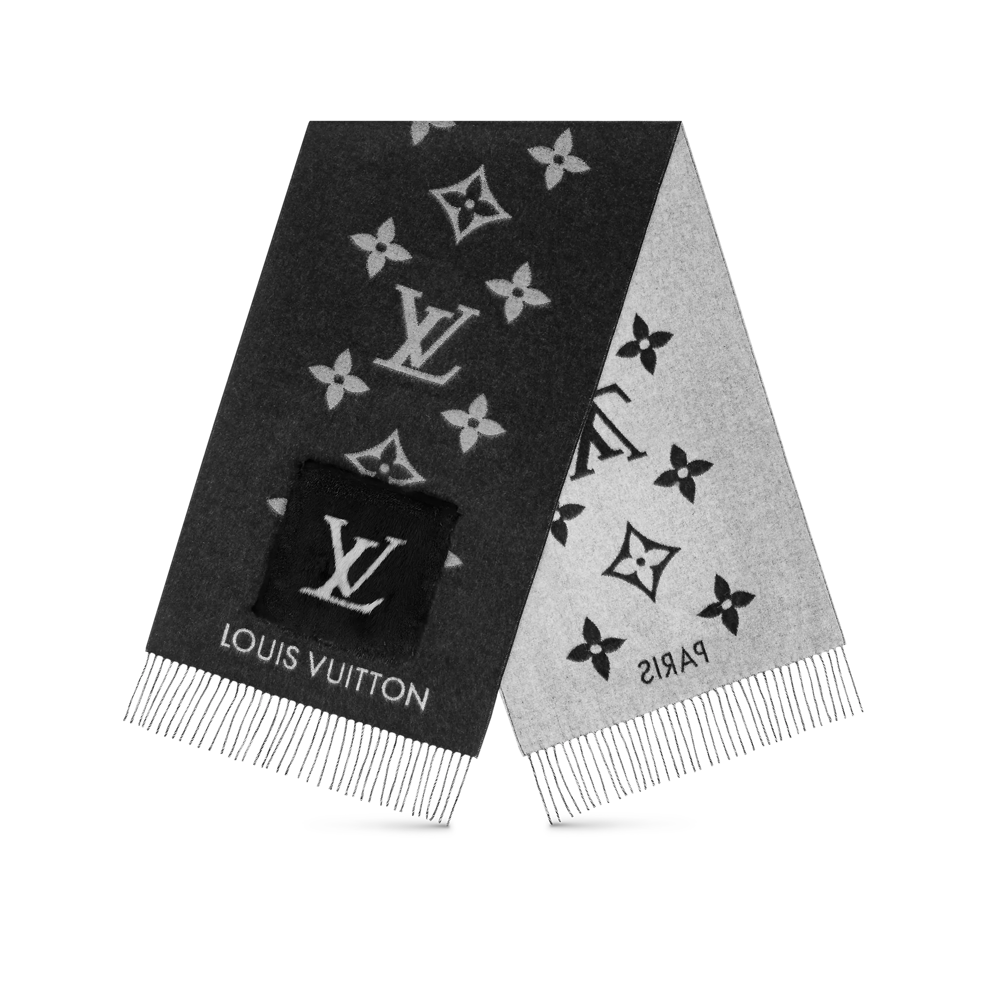 Louis Vuitton Cold Reykjavik Scarf S00 - Women - Accessories M74353 Black