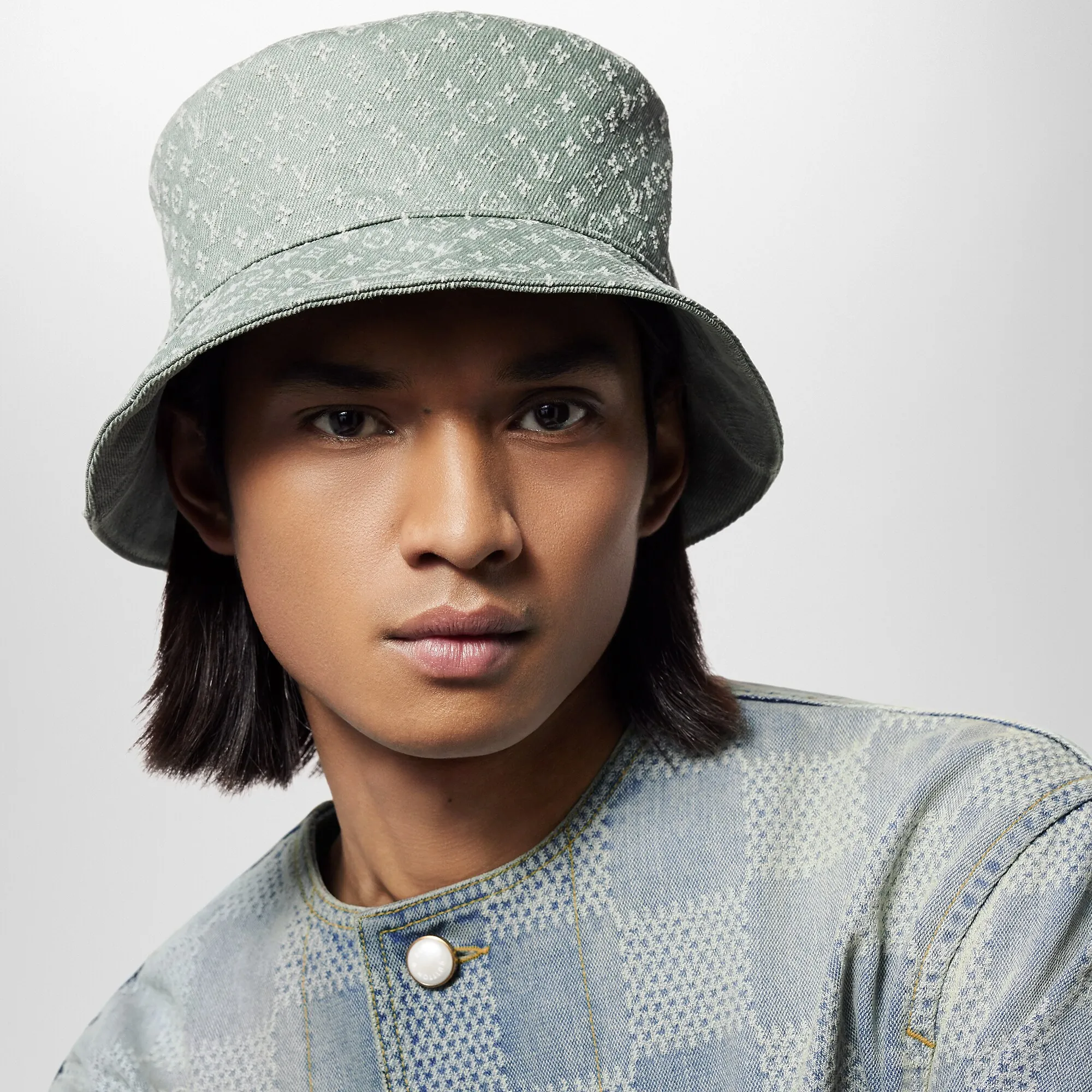 Louis Vuitton Everyday Reversible Bucket Hat S00 - Men - Accessories M7437M Water Green