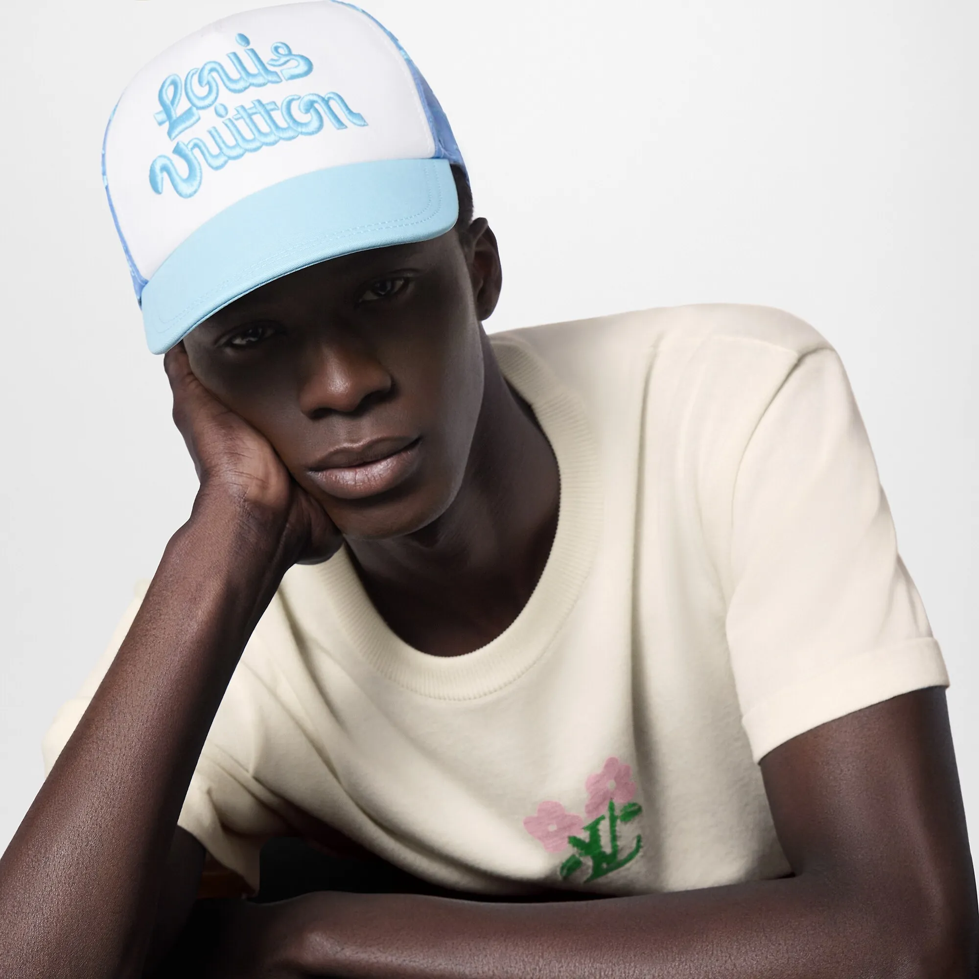 Louis Vuitton Mesh Signature Cap S00 - Men - Accessories M7461M Blue