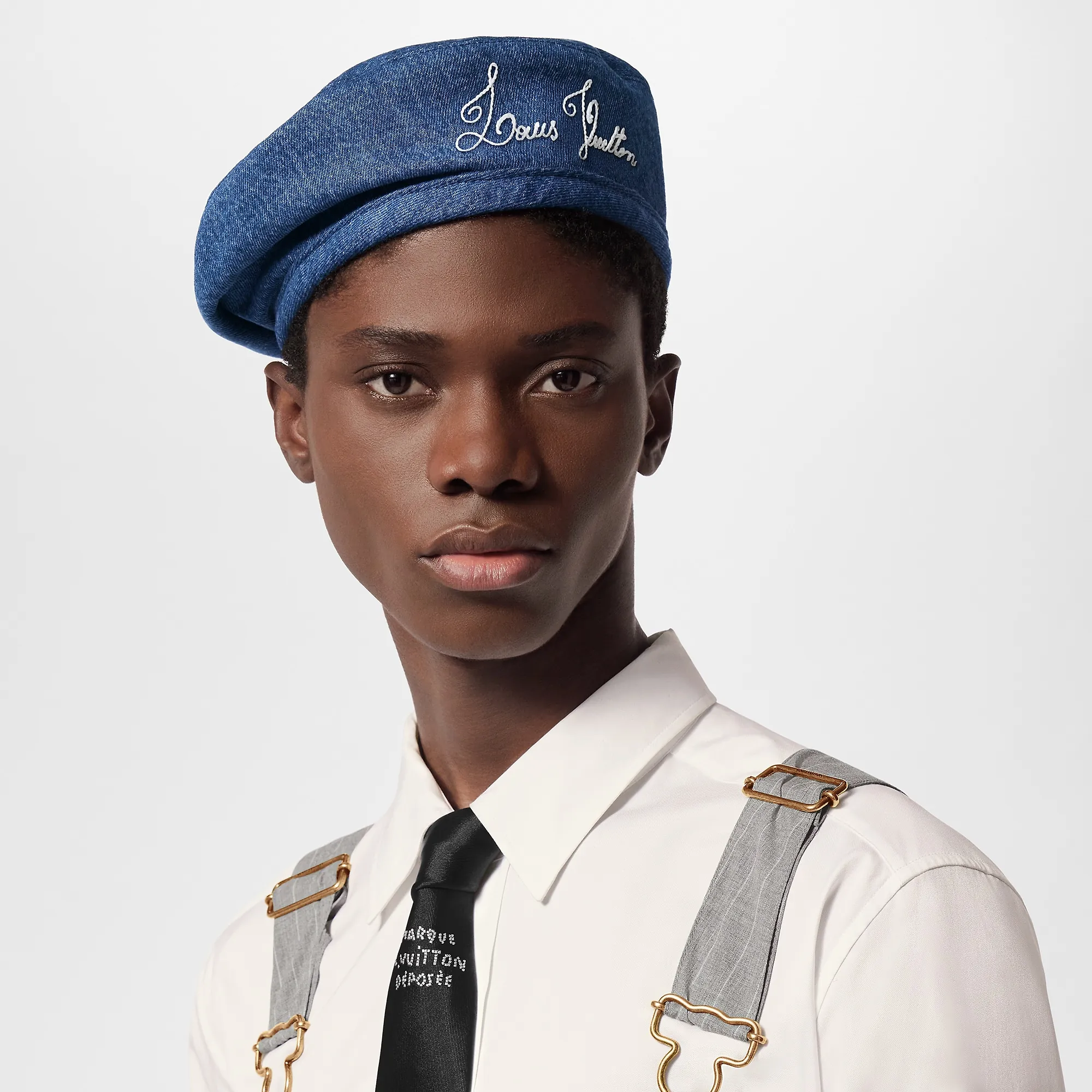 Louis Vuitton Denim Beret S00 - Men - Accessories M7536A