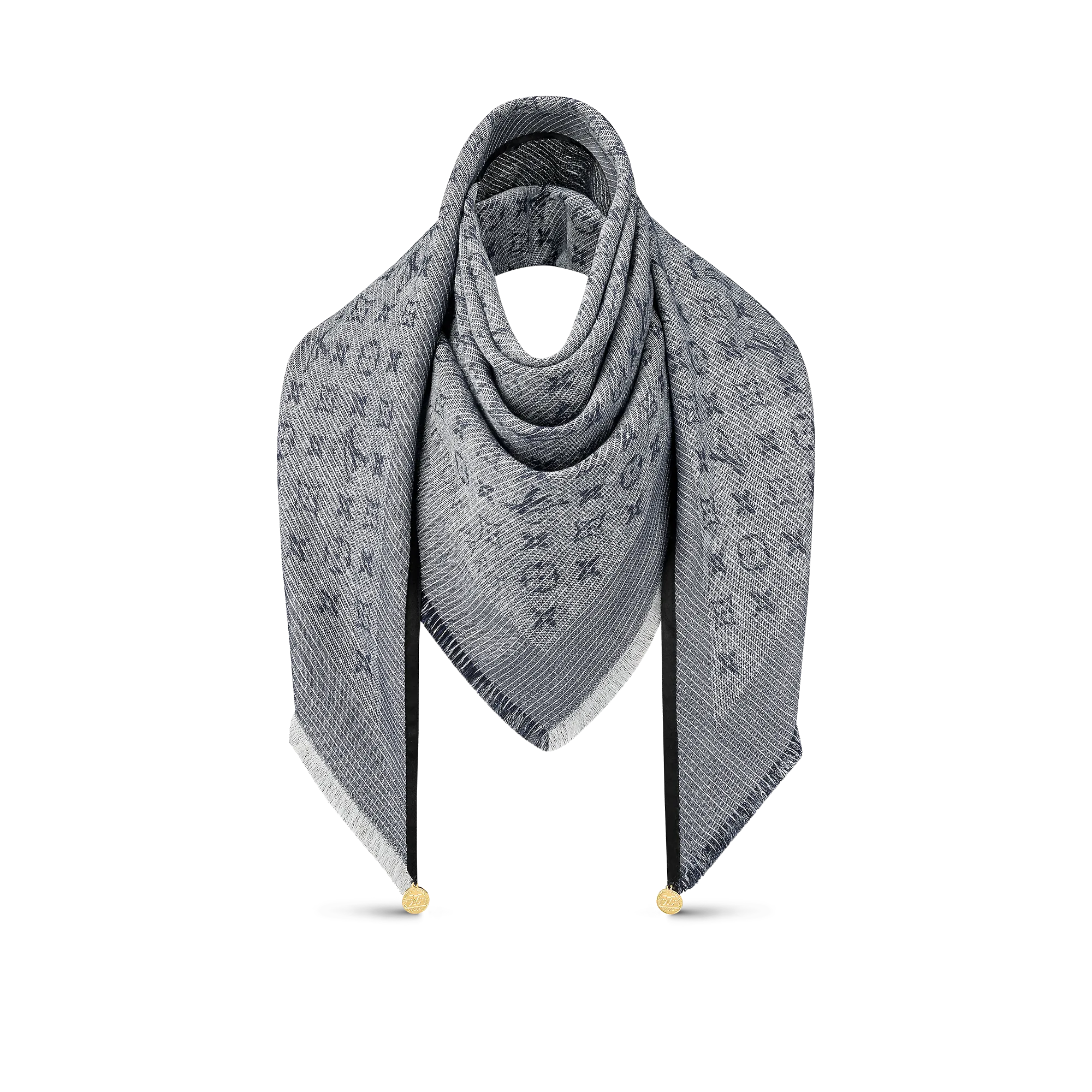 Louis Vuitton Denim Monogram Triangle Shawl S00 - Women - Accessories M76460