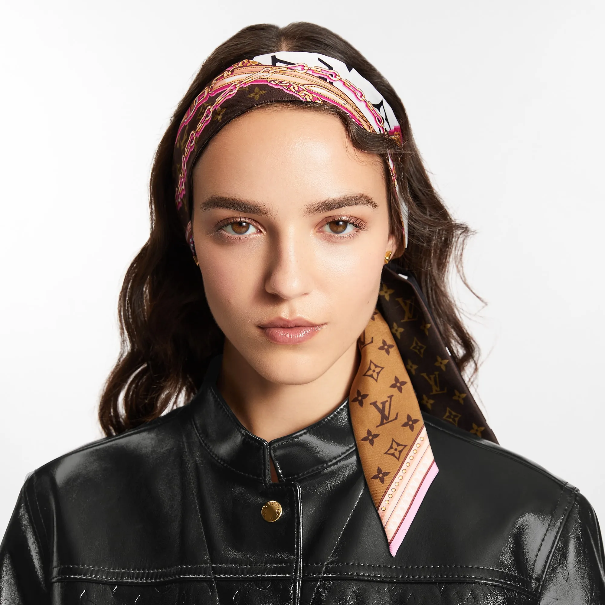 Louis Vuitton Ultimate Monogram BB Bandeau S00 - Women - Accessories M76676 Black