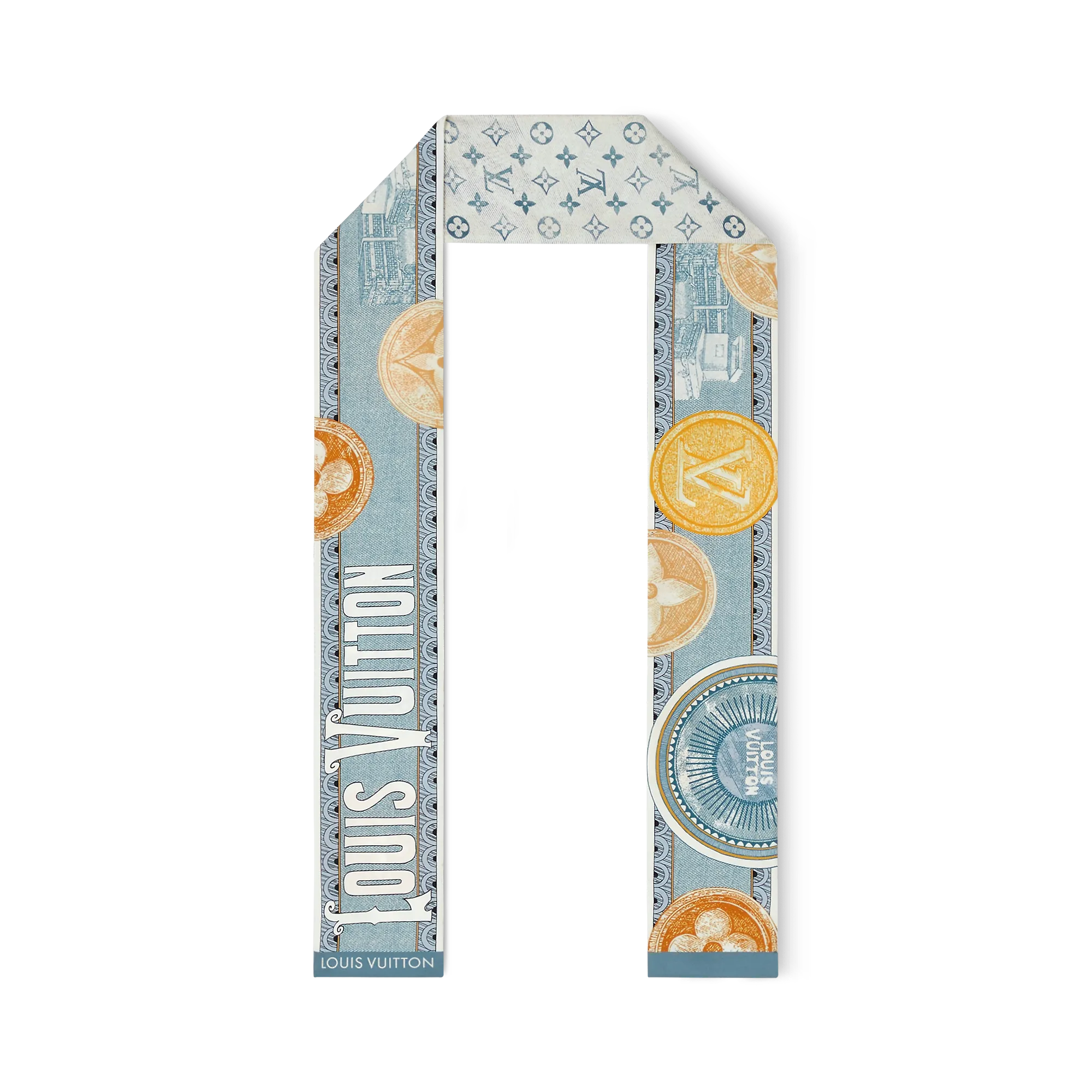 Louis Vuitton Malles Merveilleuses Bandeau S00 - Women - Accessories M77179 Denim