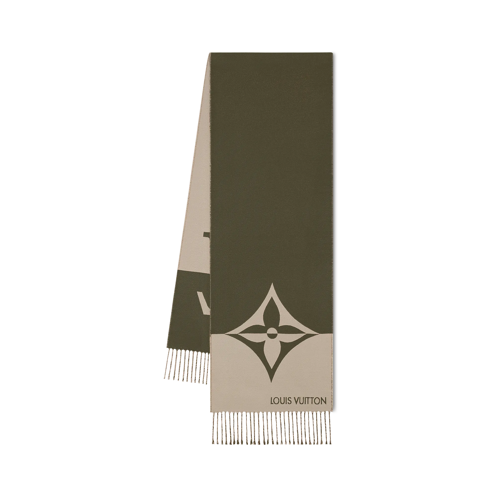 Louis Vuitton Graphic Dual Scarf S00 - Men - Accessories M77215 Khaki