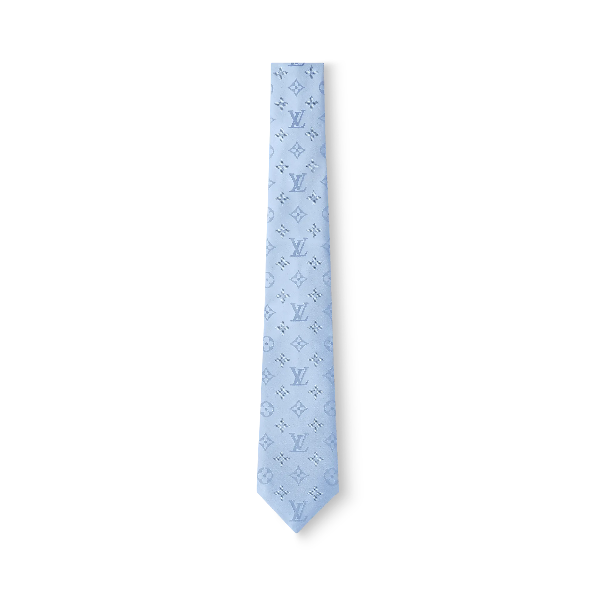 Louis Vuitton Oversize Monogram Shades Tie S00 - Men - Accessories M77239 Light Blue