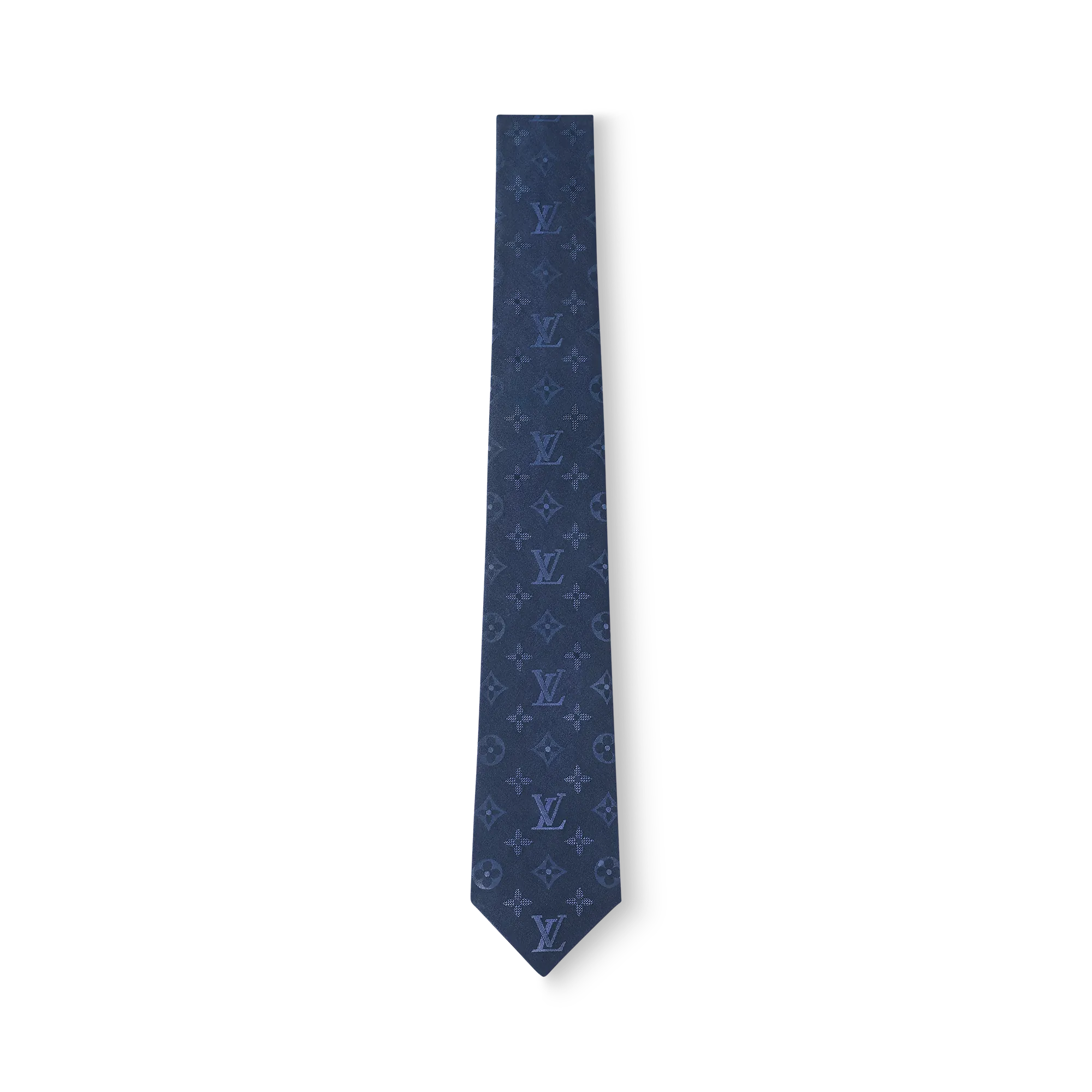 Louis Vuitton Oversize Monogram Shades Tie S00 - Men - Accessories M77244 Navy Blue