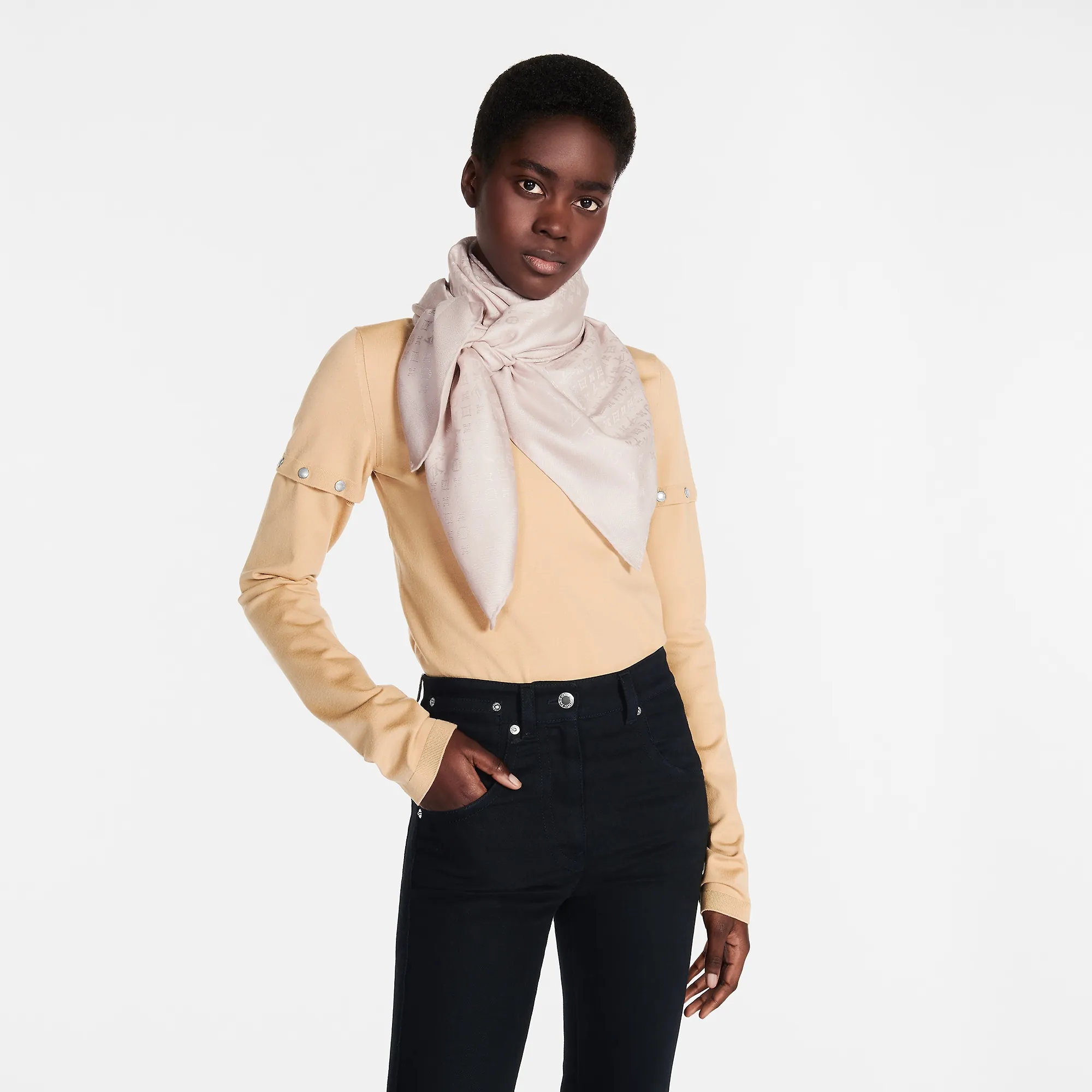 Louis Vuitton Evermore Shawl S00 - Women - Accessories M77646 Cream