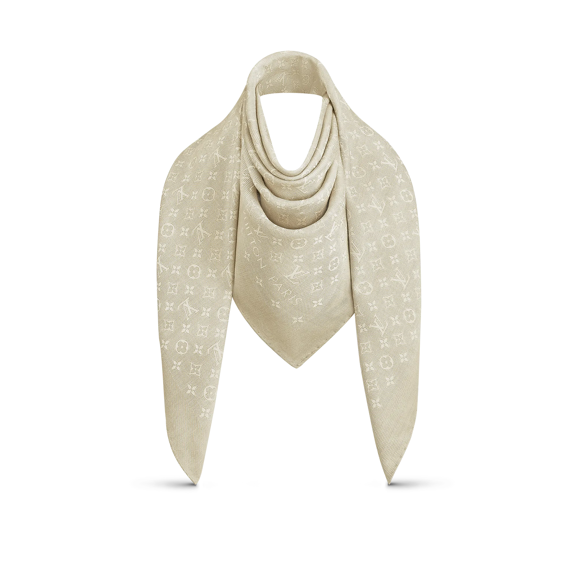 Louis Vuitton Summer Stardust Jacquard Shawl S00 - Women - Accessories M77814 Beige