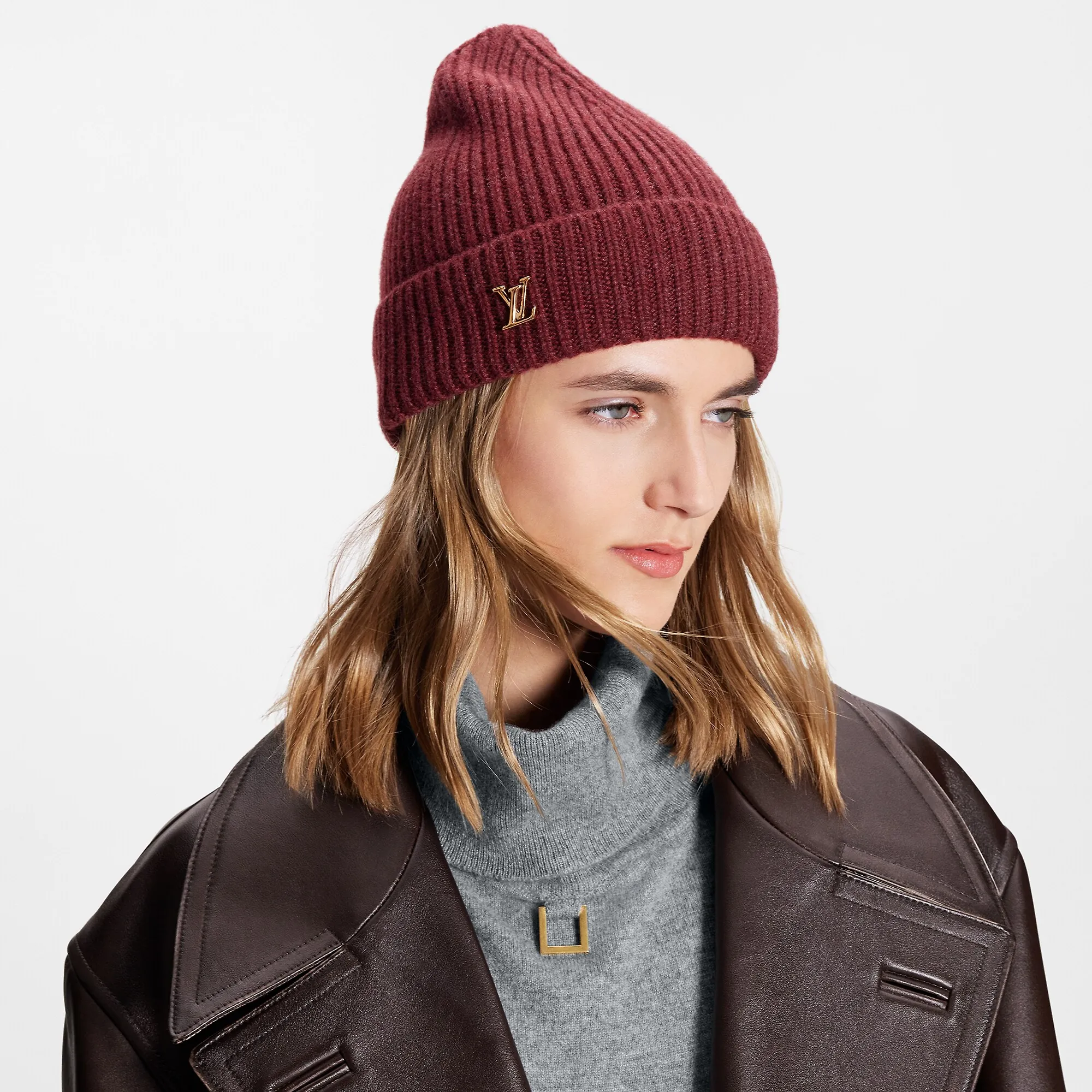 Louis Vuitton LV Spark Beanie S00 - Women - Accessories M77880 Bordeaux