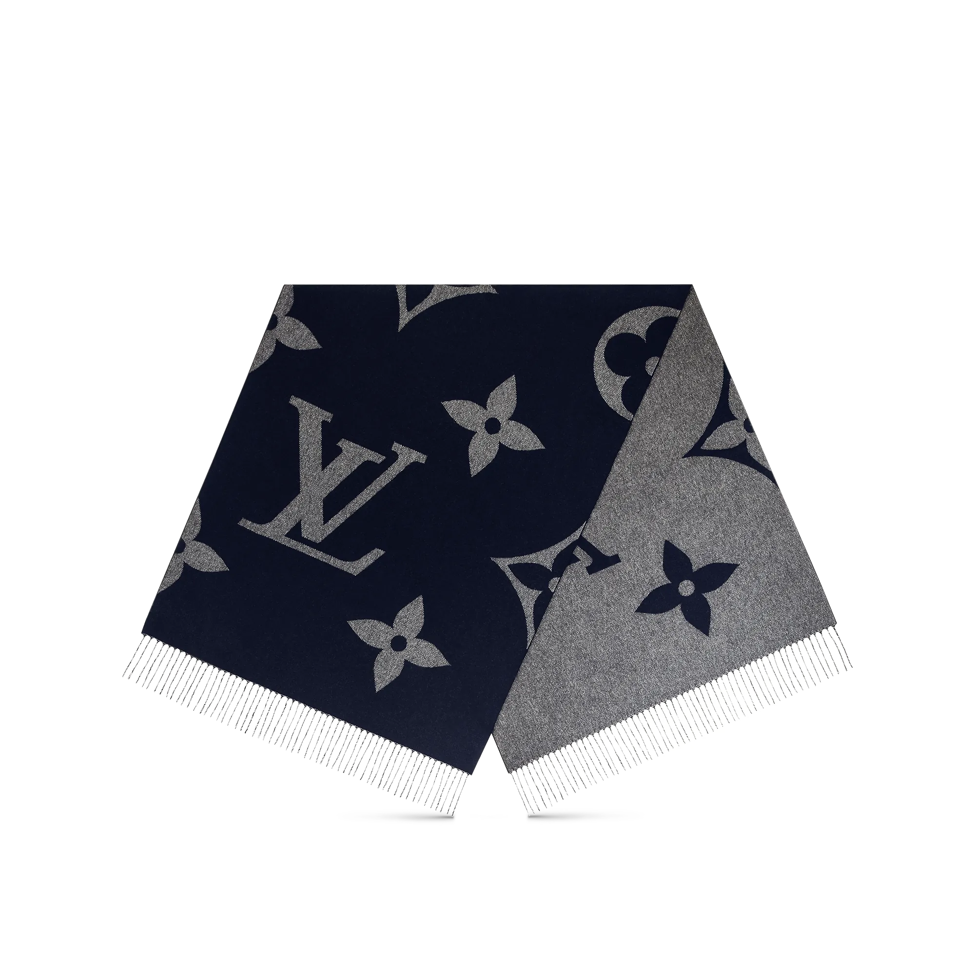 Louis Vuitton MNG Giant Scarf S00 - Men - Accessories M77950 Navy