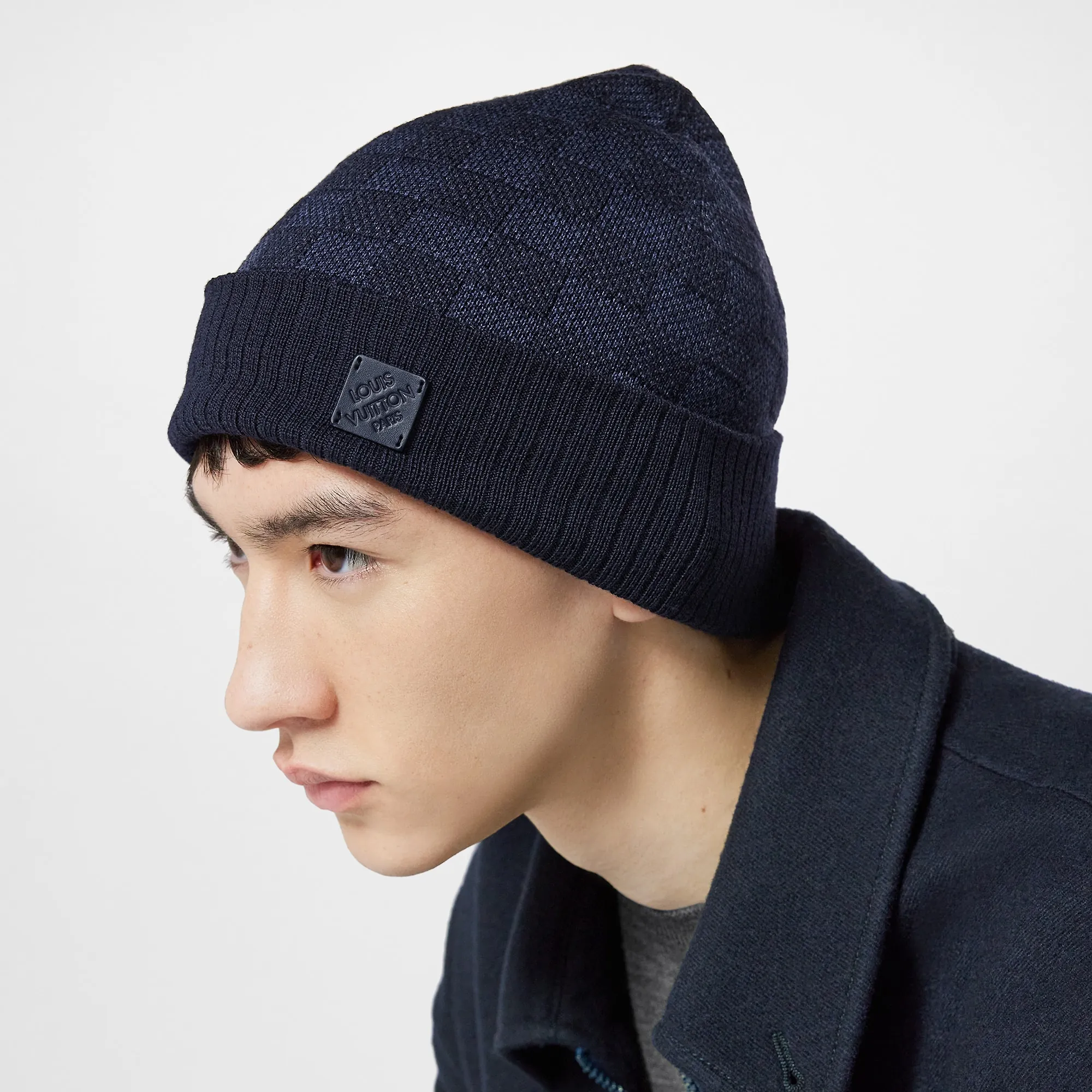 Louis Vuitton Néo Petit Damier Beanie S00 - Men - Accessories M77982 Navy