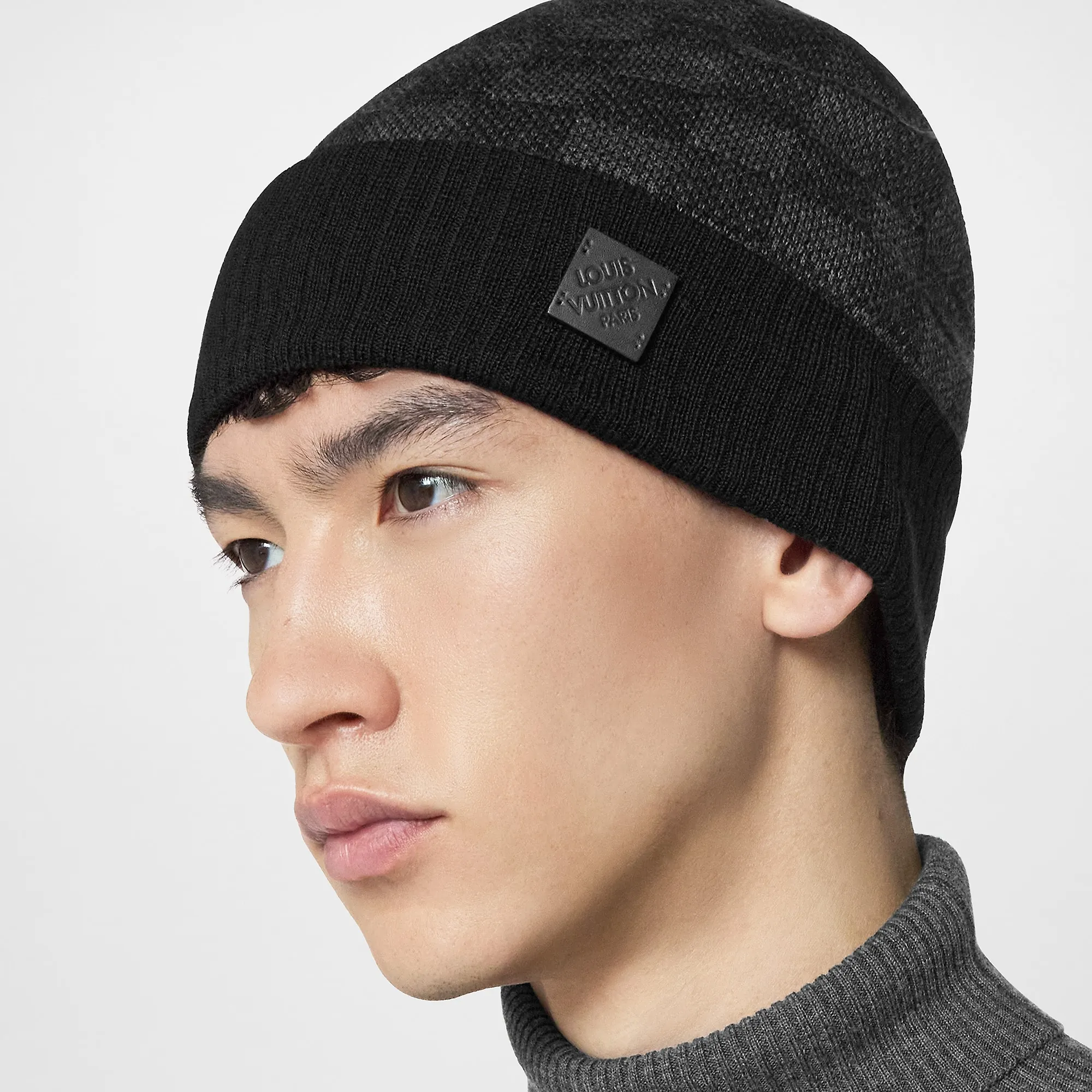 Louis Vuitton Néo Petit Damier Beanie S00 - Men - Accessories M77983 Anthracite