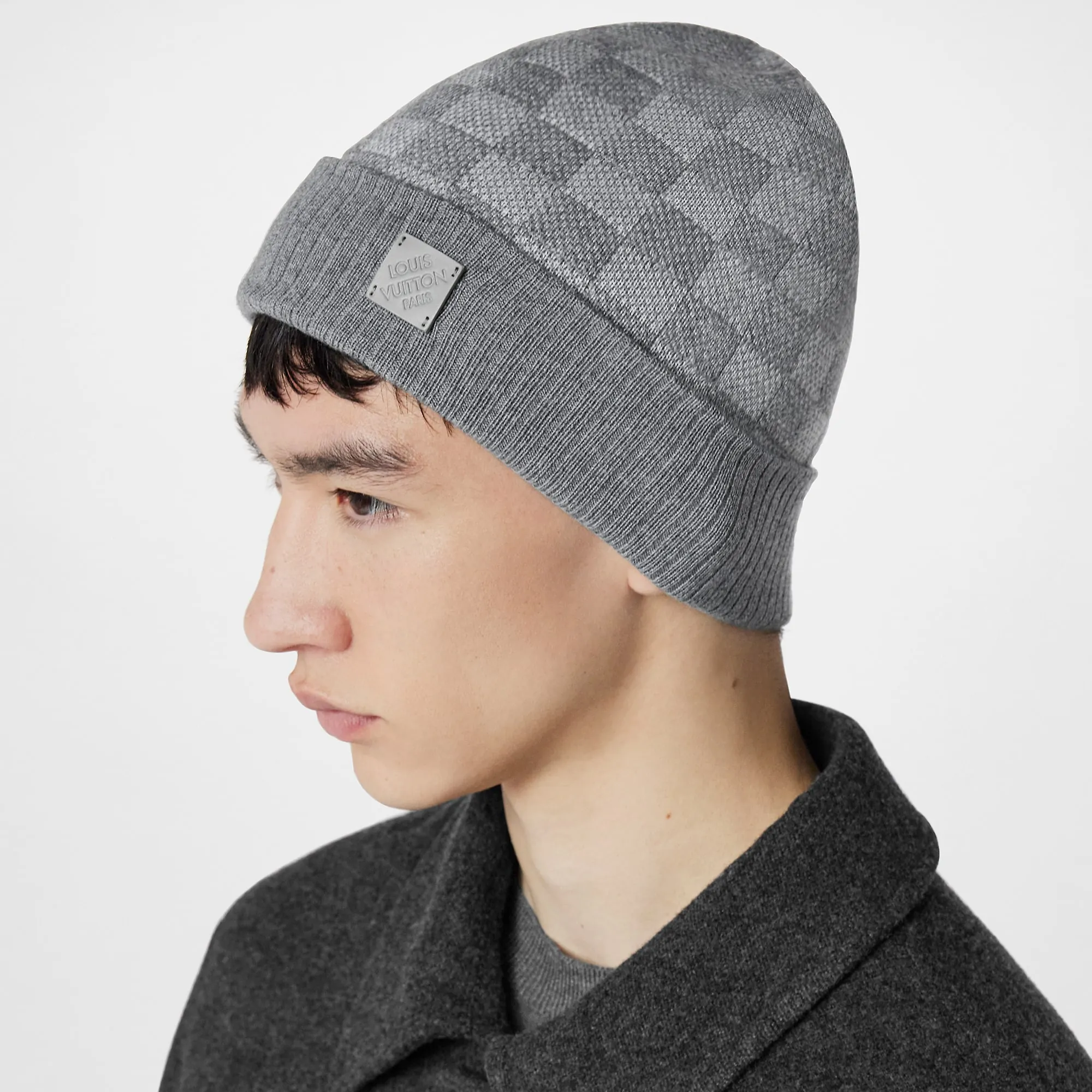 Louis Vuitton Néo Petit Damier Beanie S00 - Men - Accessories M77985 Light Grey