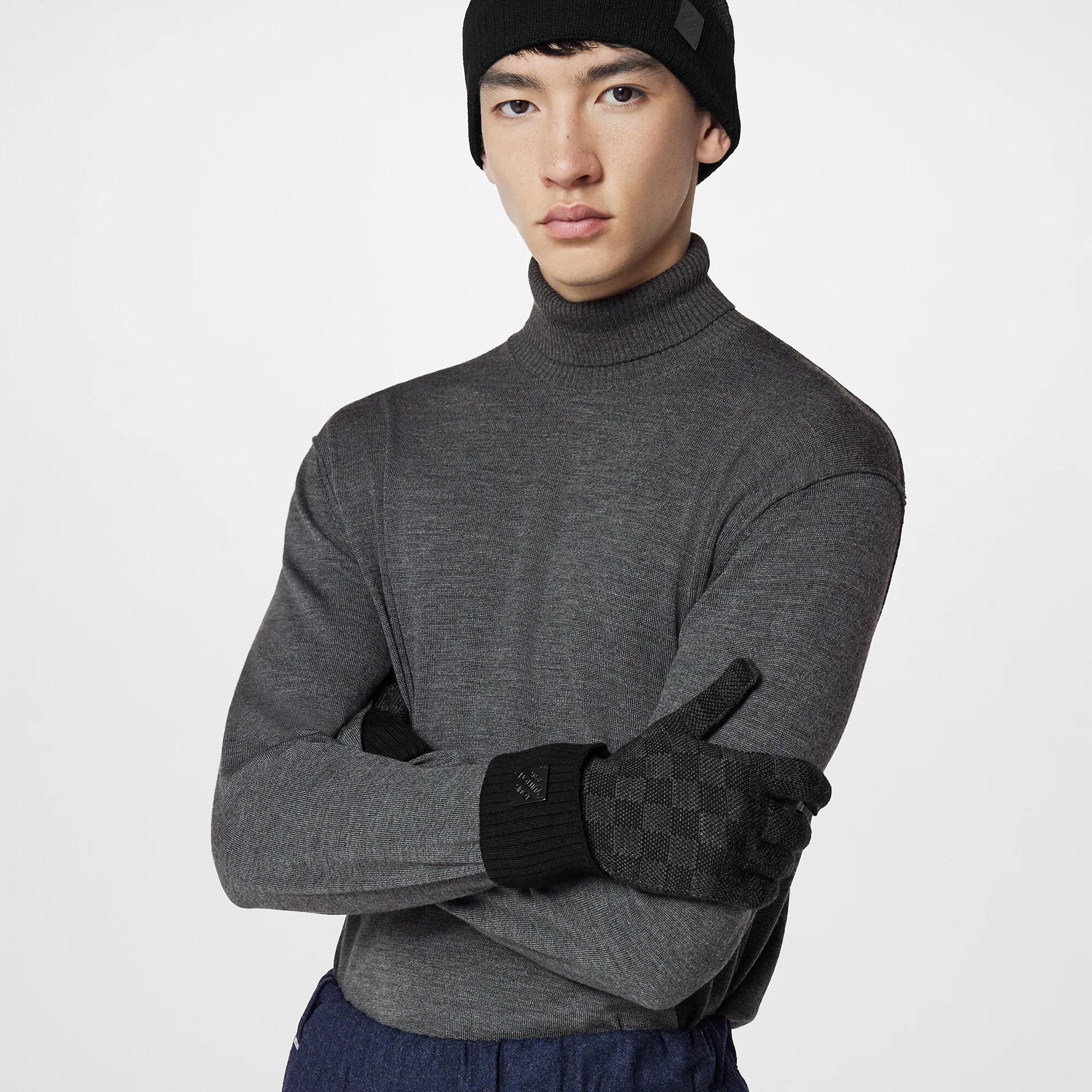 Louis Vuitton Néo Petit Damier Gloves S00 - Men - Accessories M77992